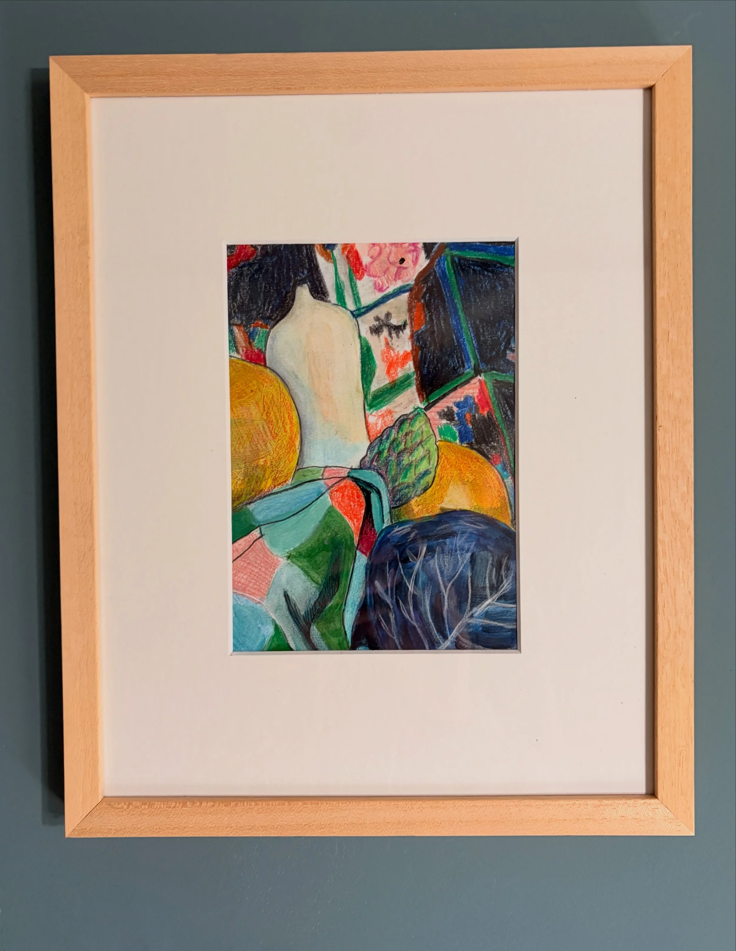 Stilleven, mixed media