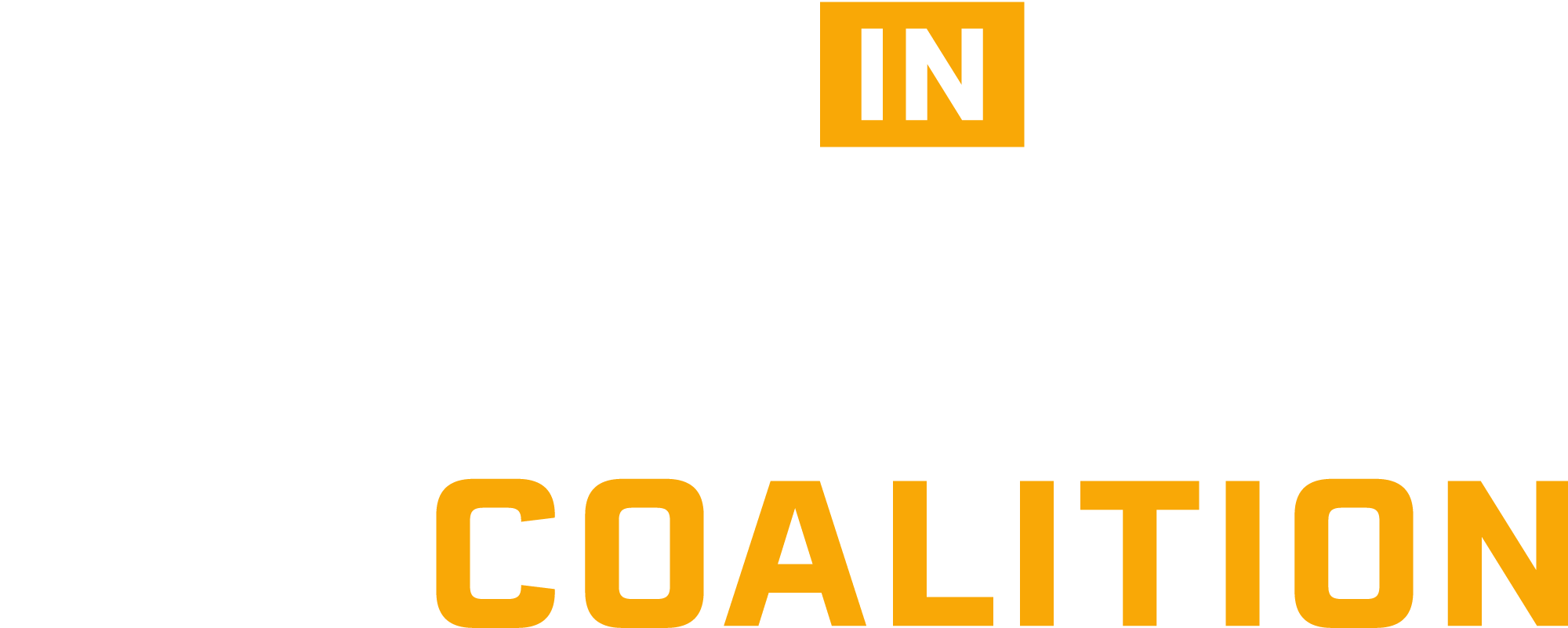 The graphic features bold text that reads 'INVEST IN TOMORROW COALITION' with 'IN' and 'COALITION' highlighted in orange.