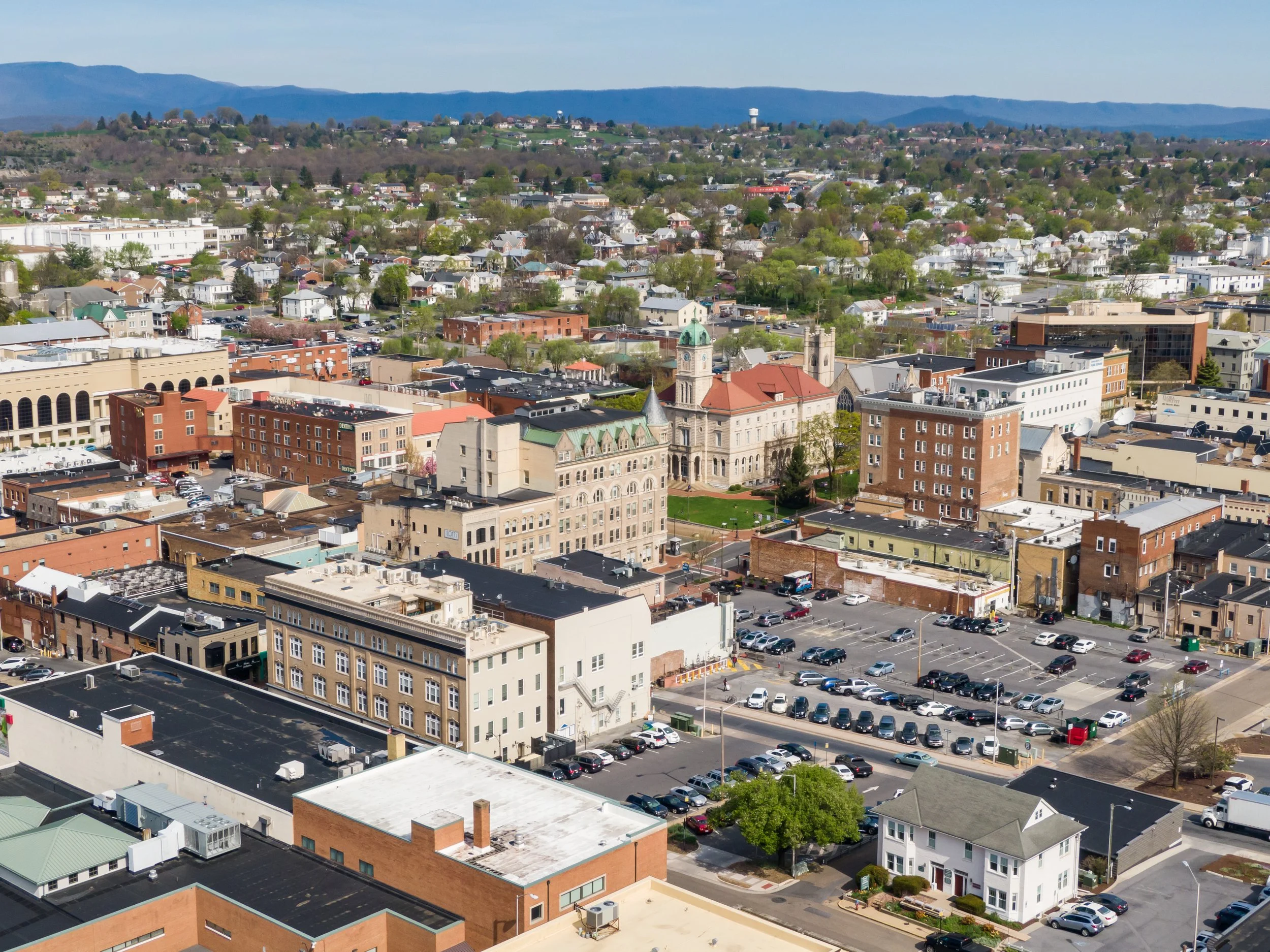 View of Downtown Harrisonburg