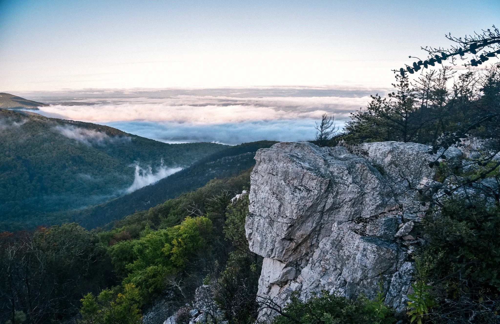 Mountain view from Shenandoah National Park
