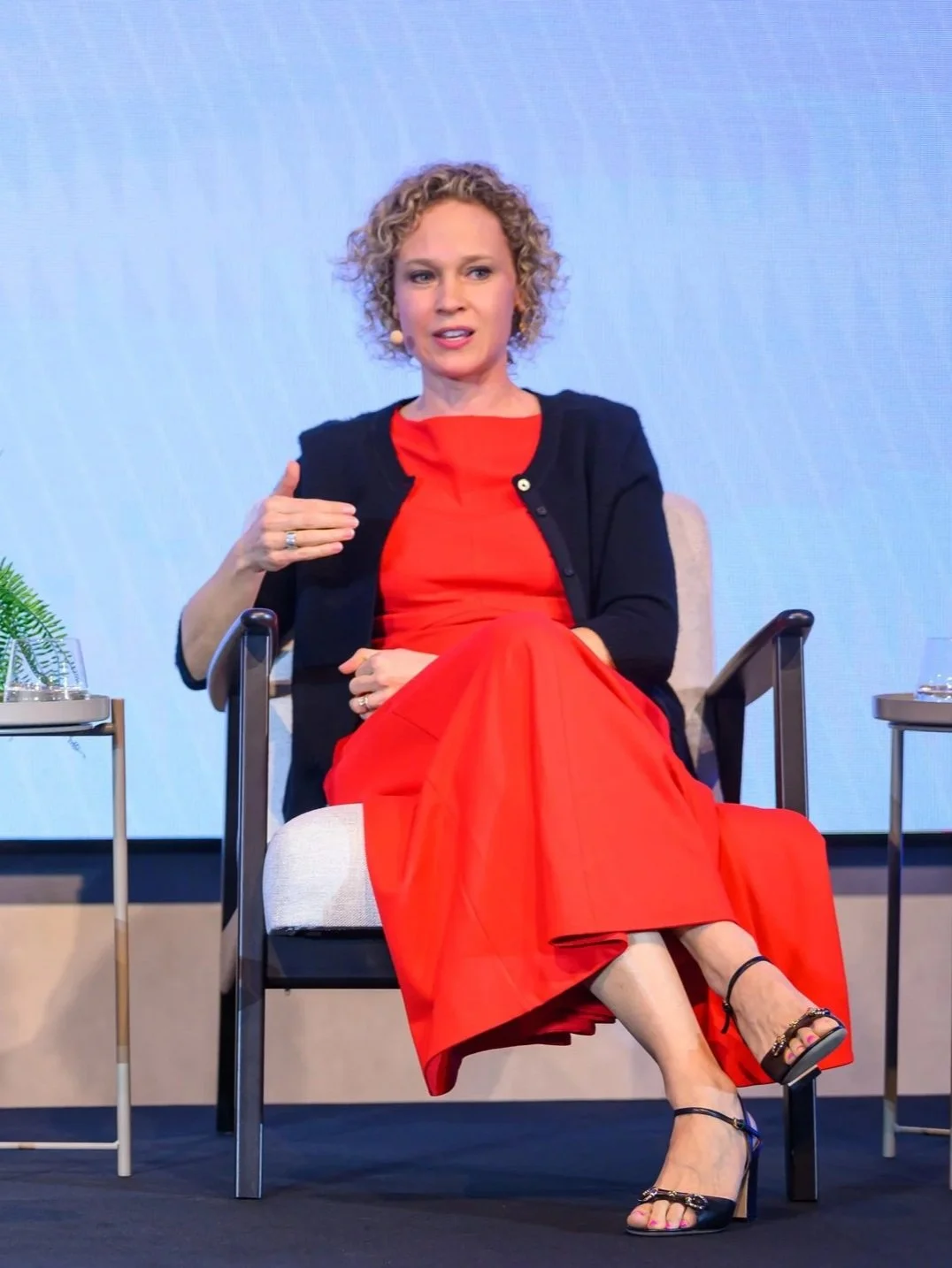 Rebecca Dykema speaking at Meta