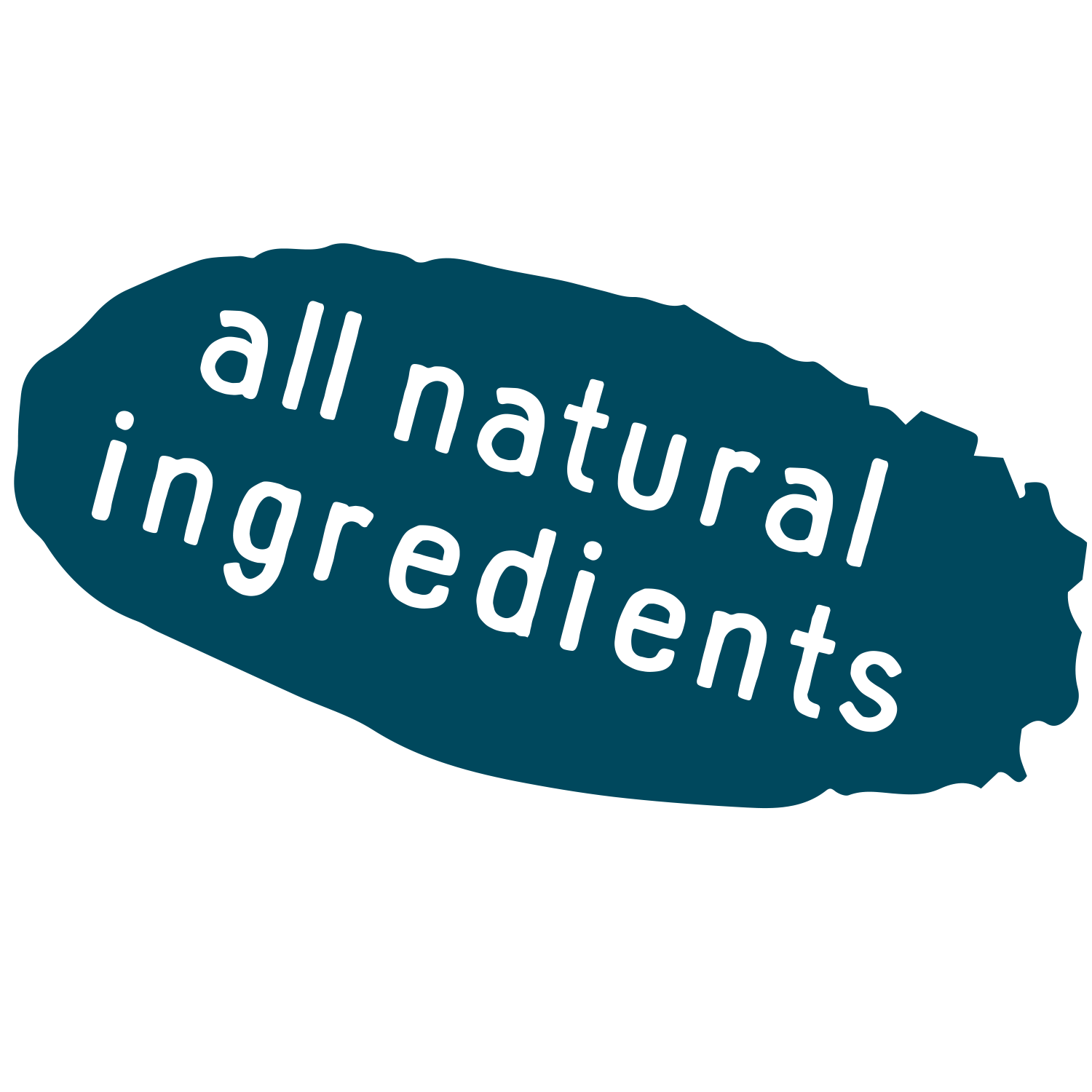 All natural ingredients