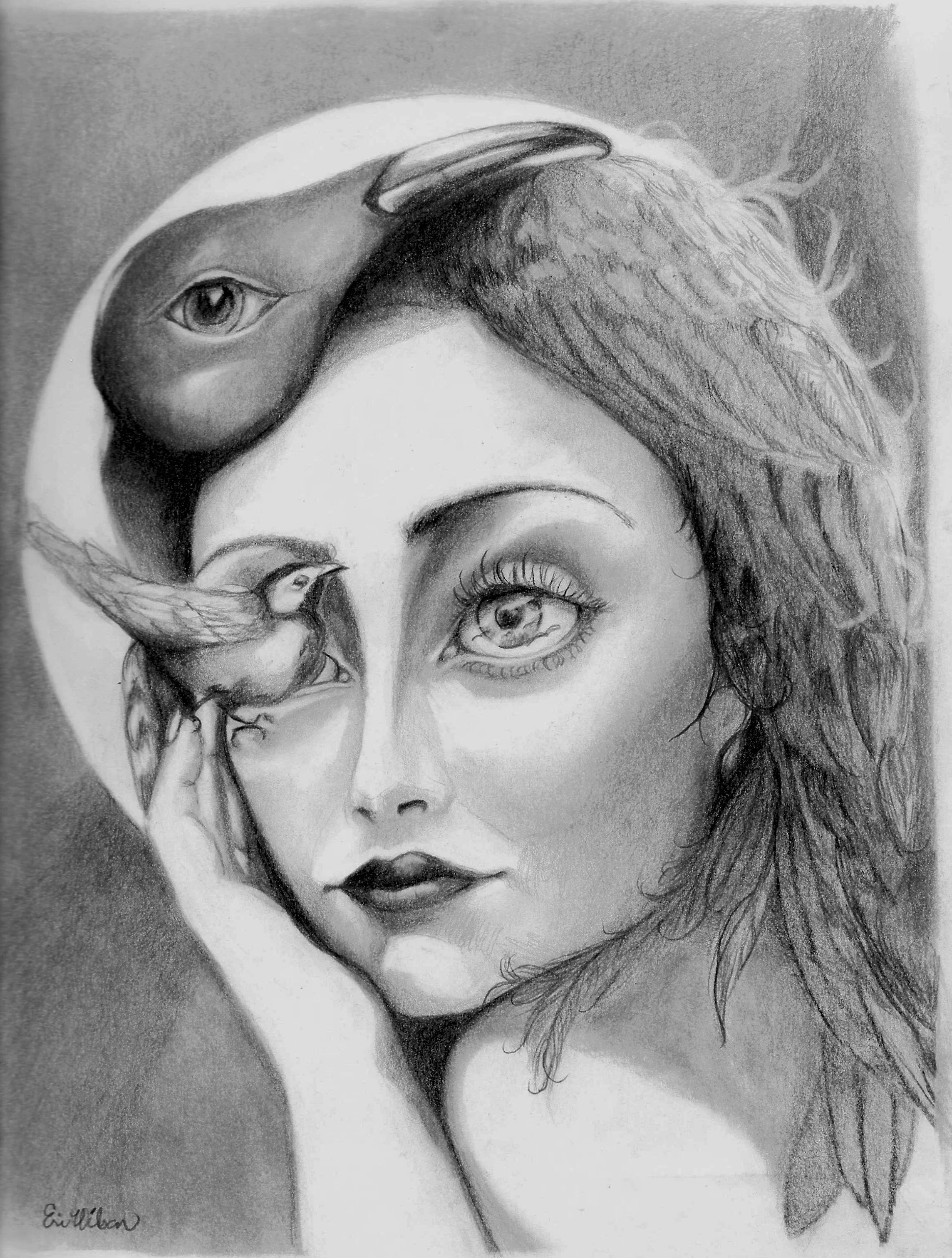 "Mother" 8x10, Graphite on Paper