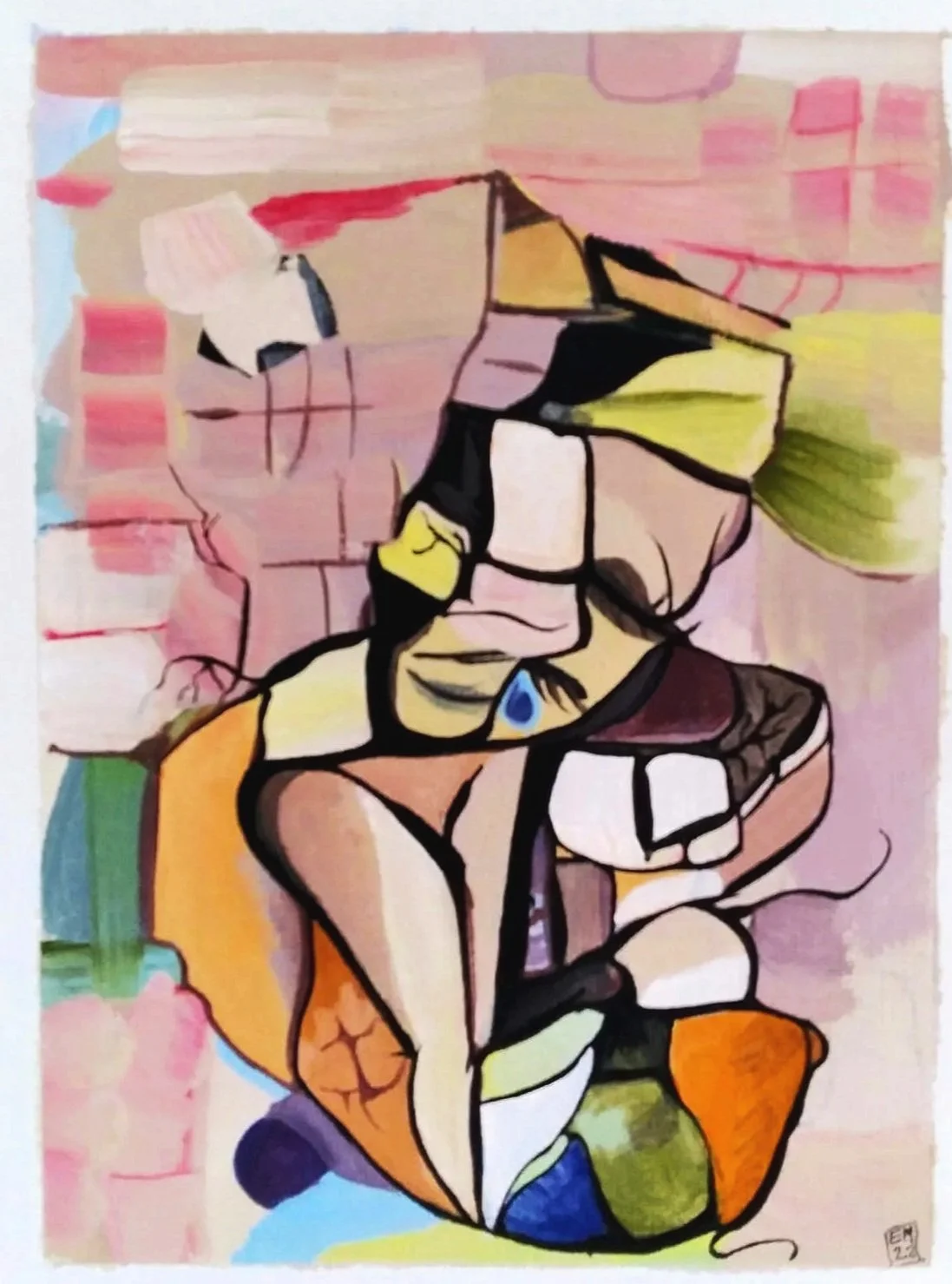 The Woman, 8" x 10", Acrylic on Canvas (SOLD)