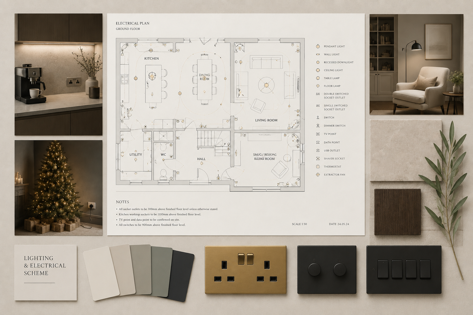 Lighting & Electrical Plan