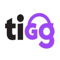 The logo for the Thriving in Games Group. It is black and purple.