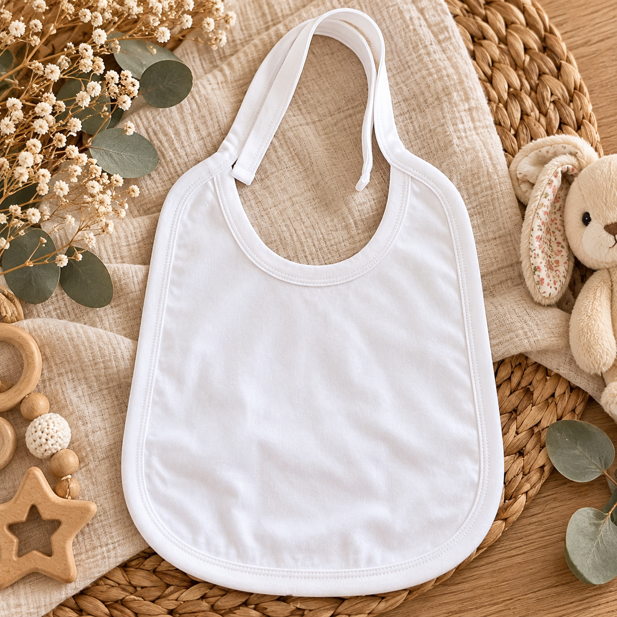 Cozy Boho Baby Bib Flat Lay.png