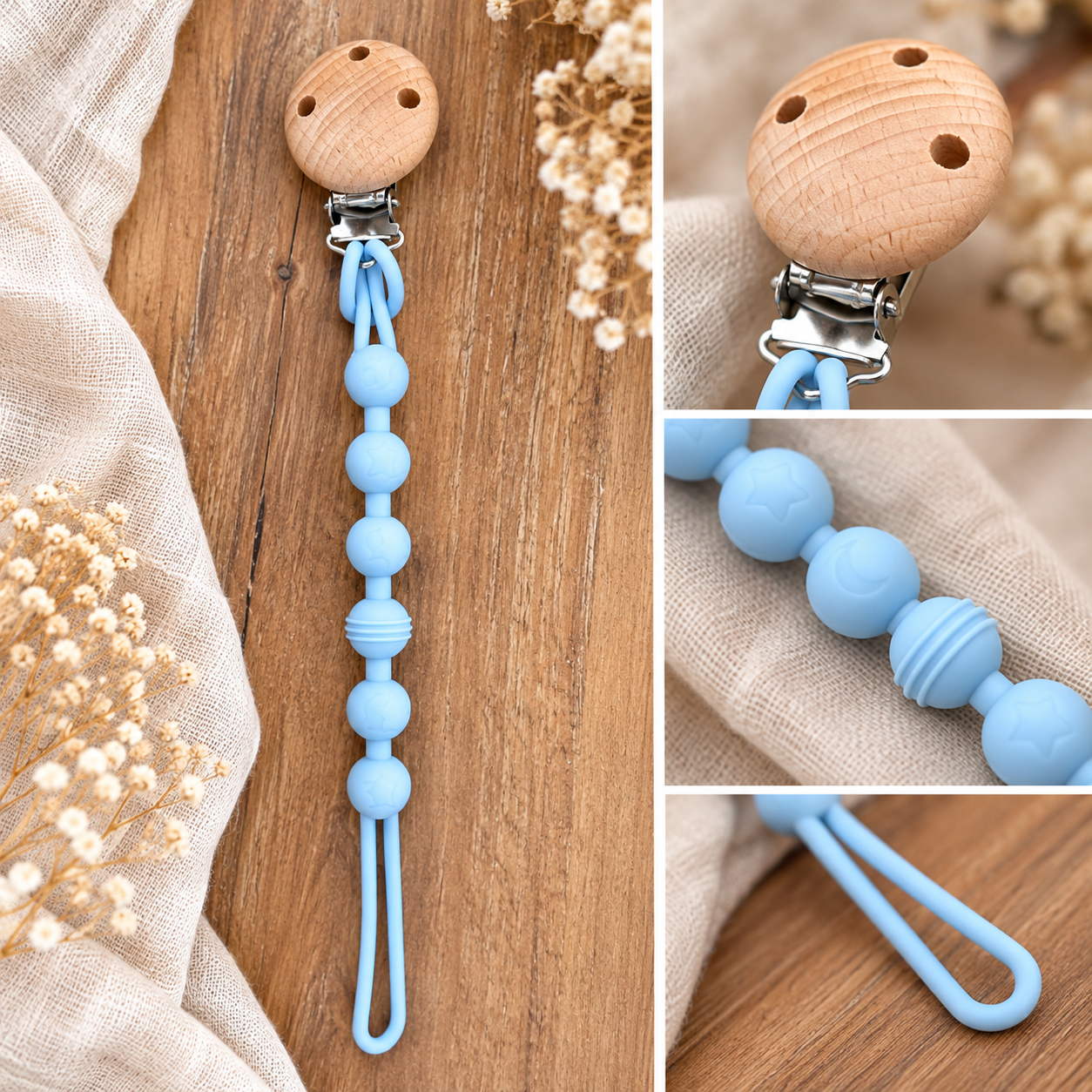 Natural Blue Silicone Teether Clip.png