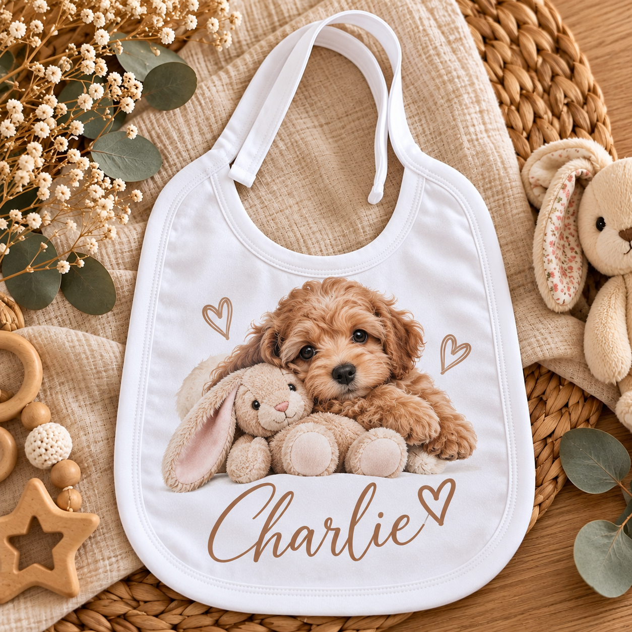 Charlie Puppy and Bunny Bib.png