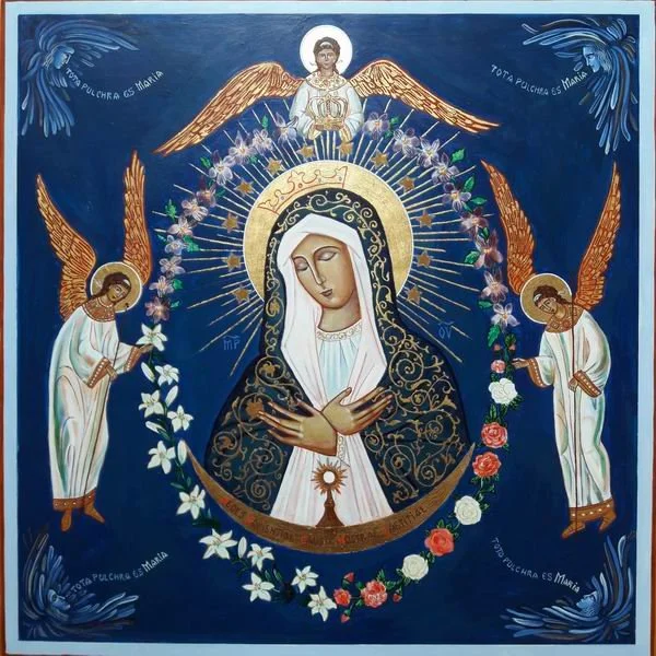 Vierge Marie fleur immarcescible