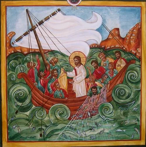 Jesus dans la barque