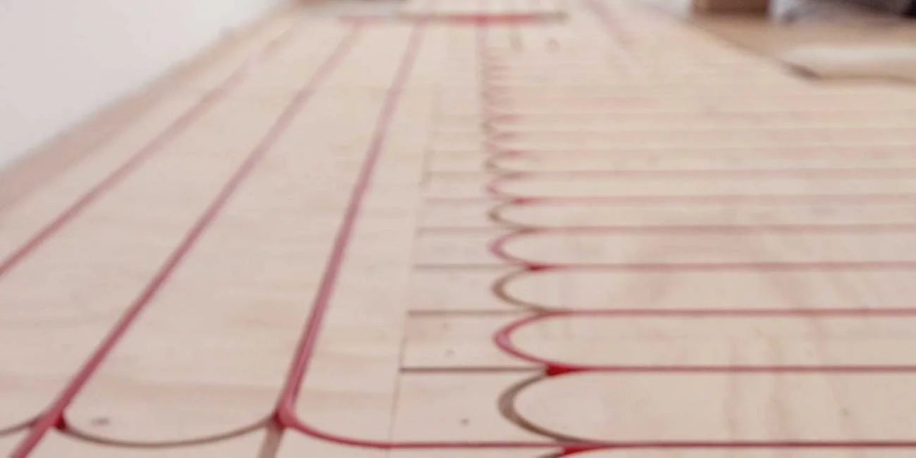 Hydronic floor heating 