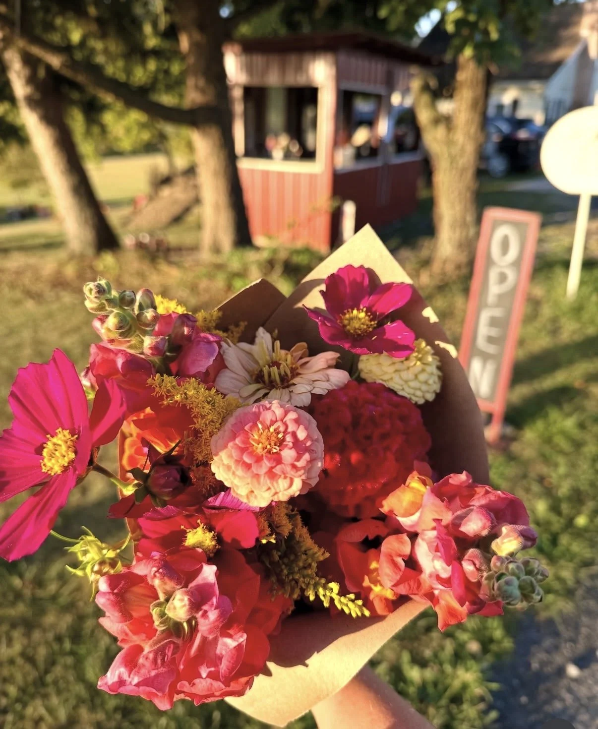 Self-Serve Flower Stand