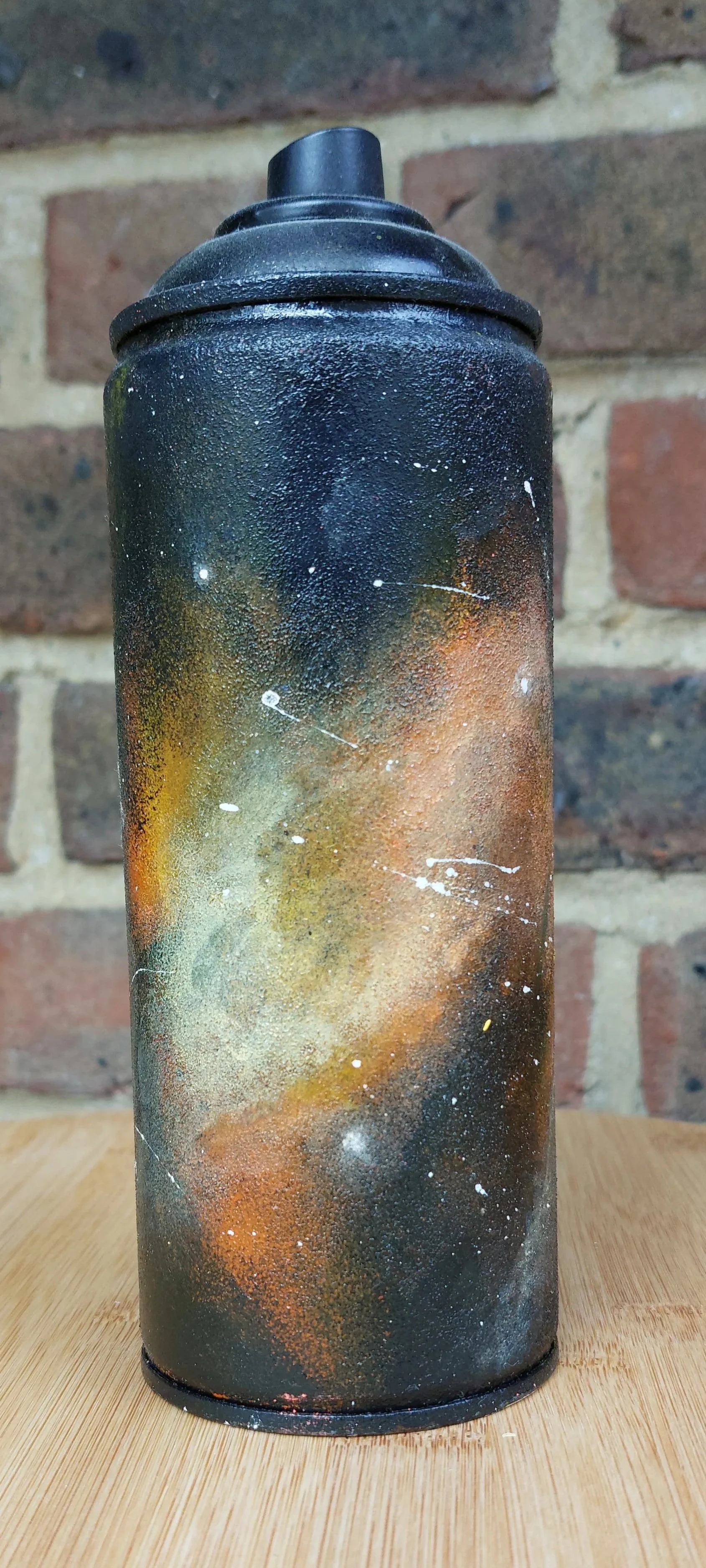 Hand painted Purple Galaxy kids bike tester