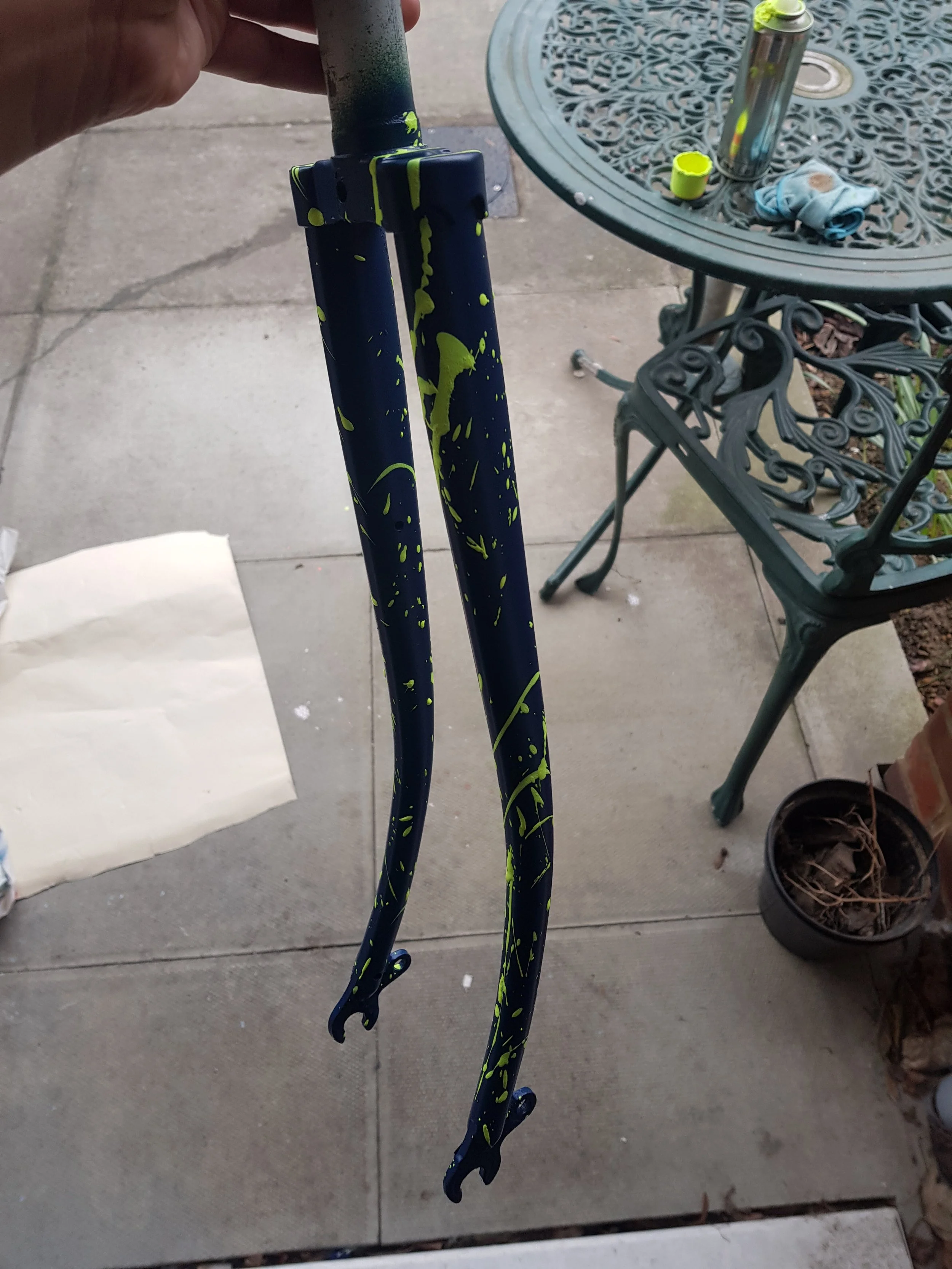 Fluro Yellow and Bottle Green Splash.jpg