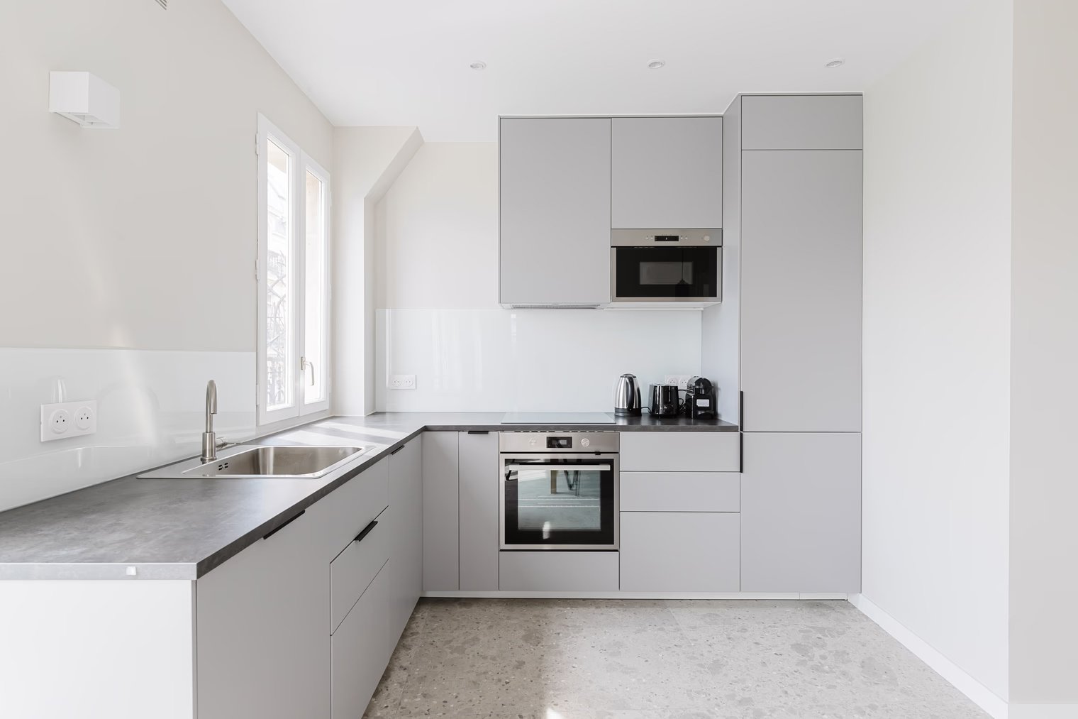 Cuisine rénovée aux Batignolles