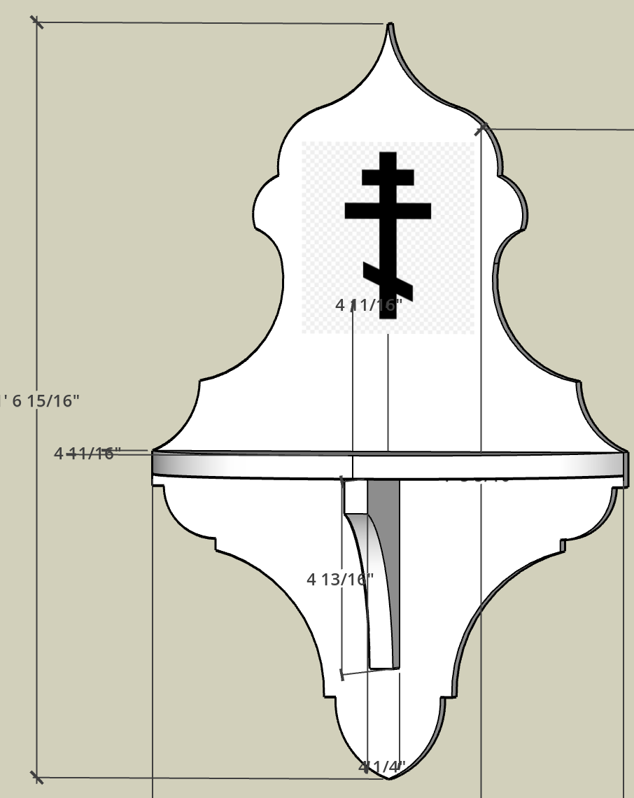 Russian Prayer Shelf