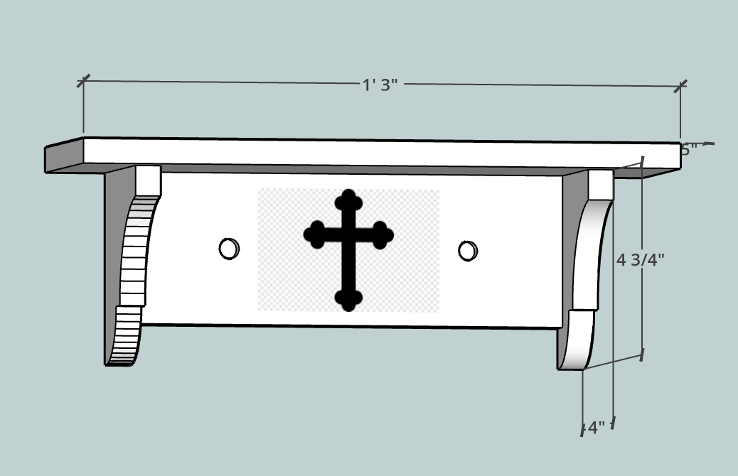 Simple Byzantine Prayer Shelf