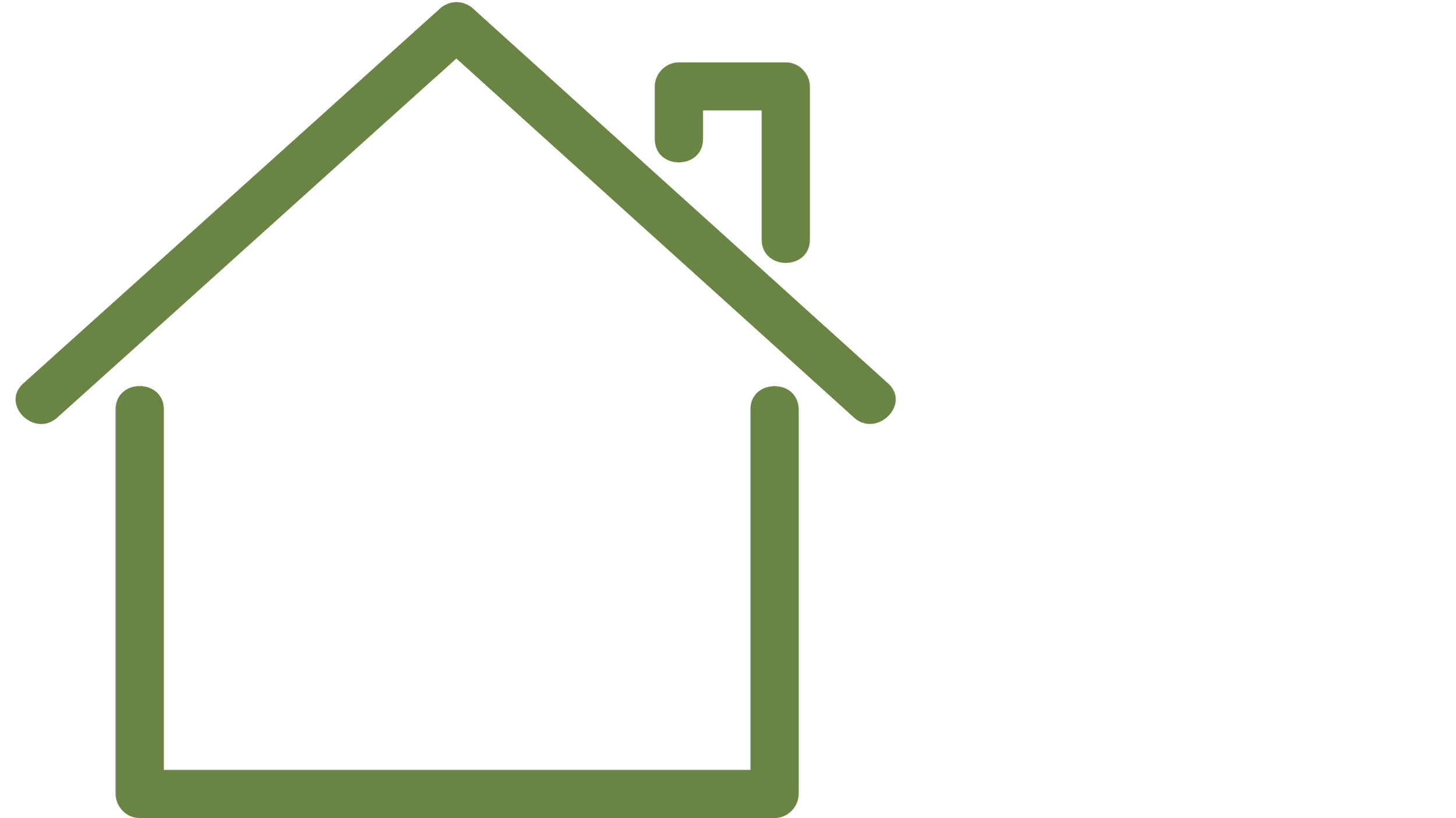 Green outline of a house with an upward arrow integrated into the roof, symbolizing home improvement or real estate growth.