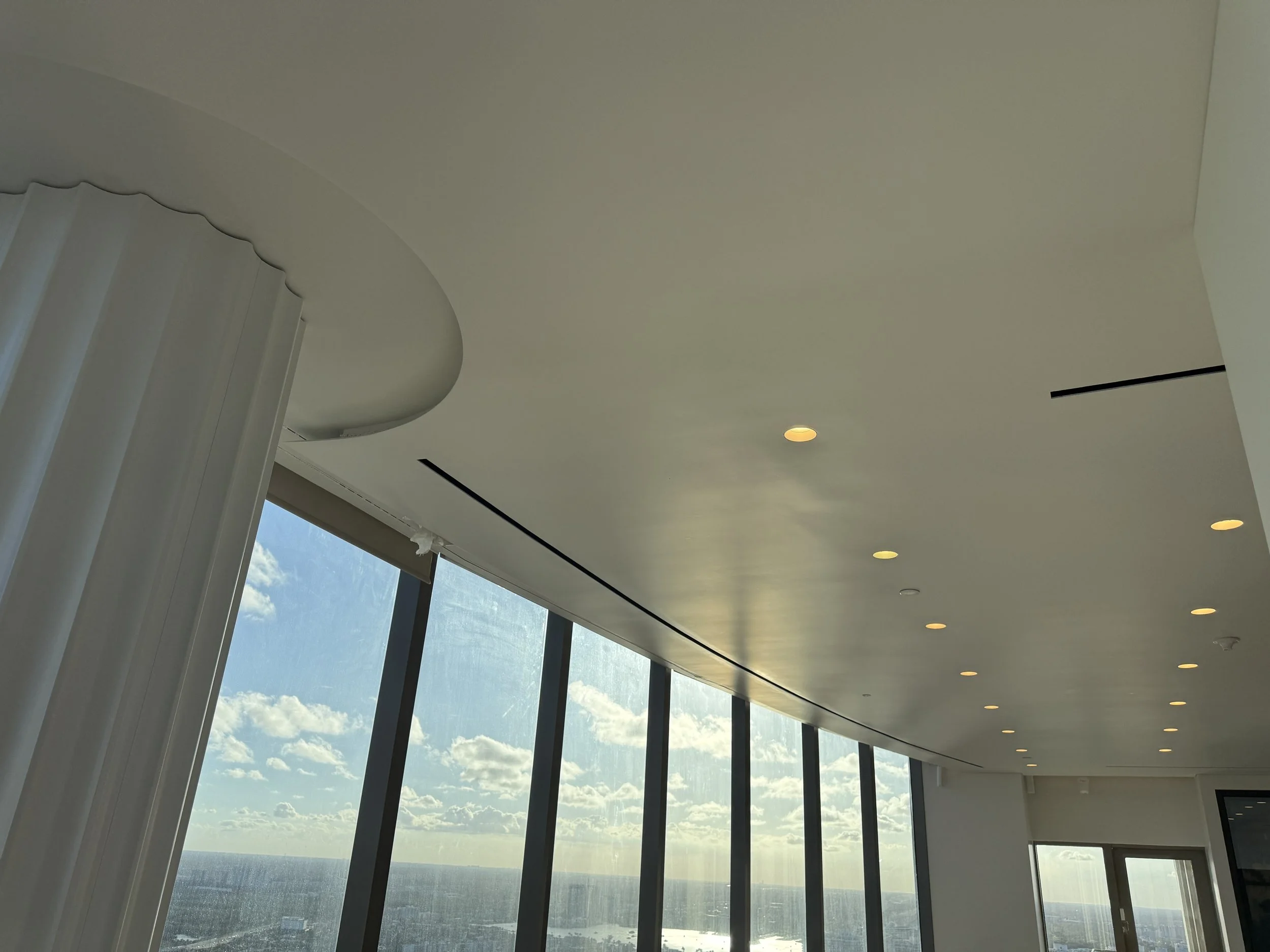 Satin Ceiling finish