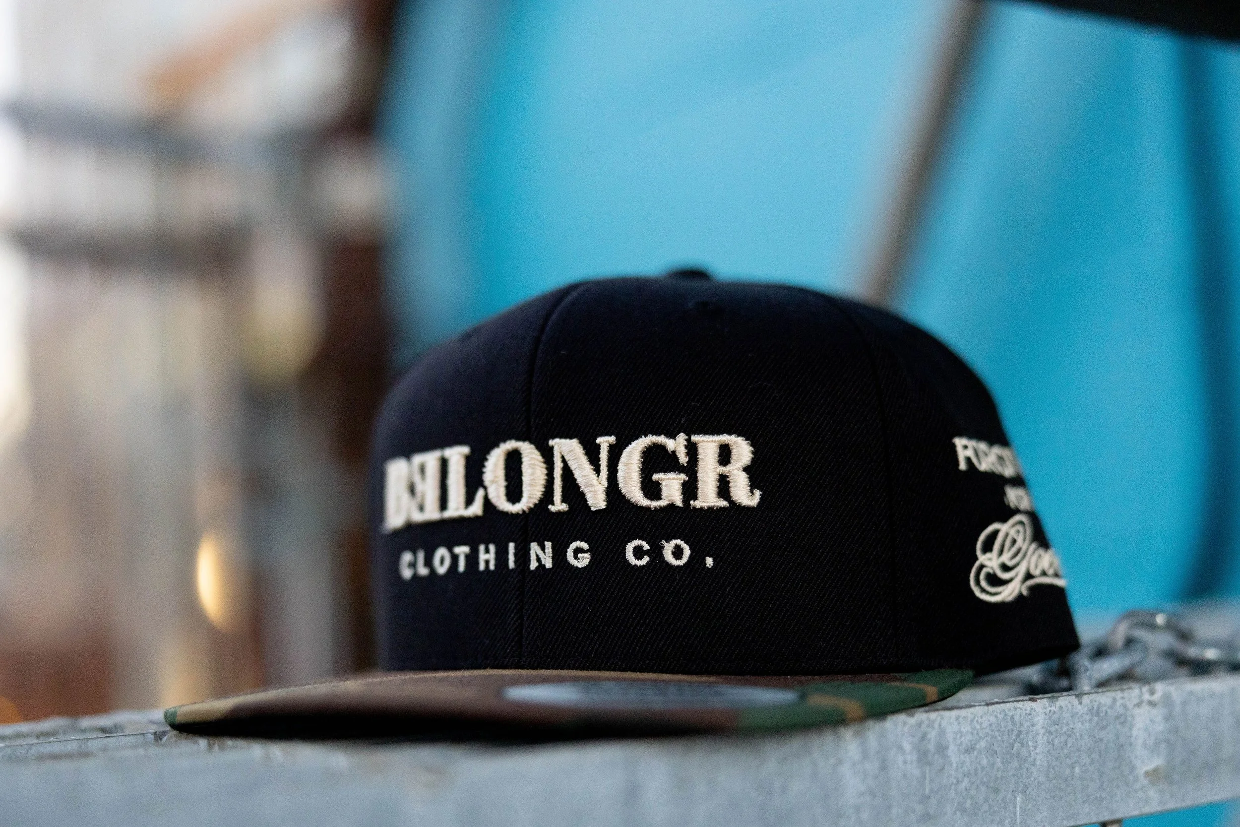 Camo Signature Embroidered Snapback