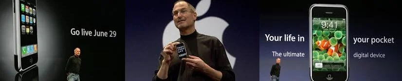 the original iphone launch in 2007