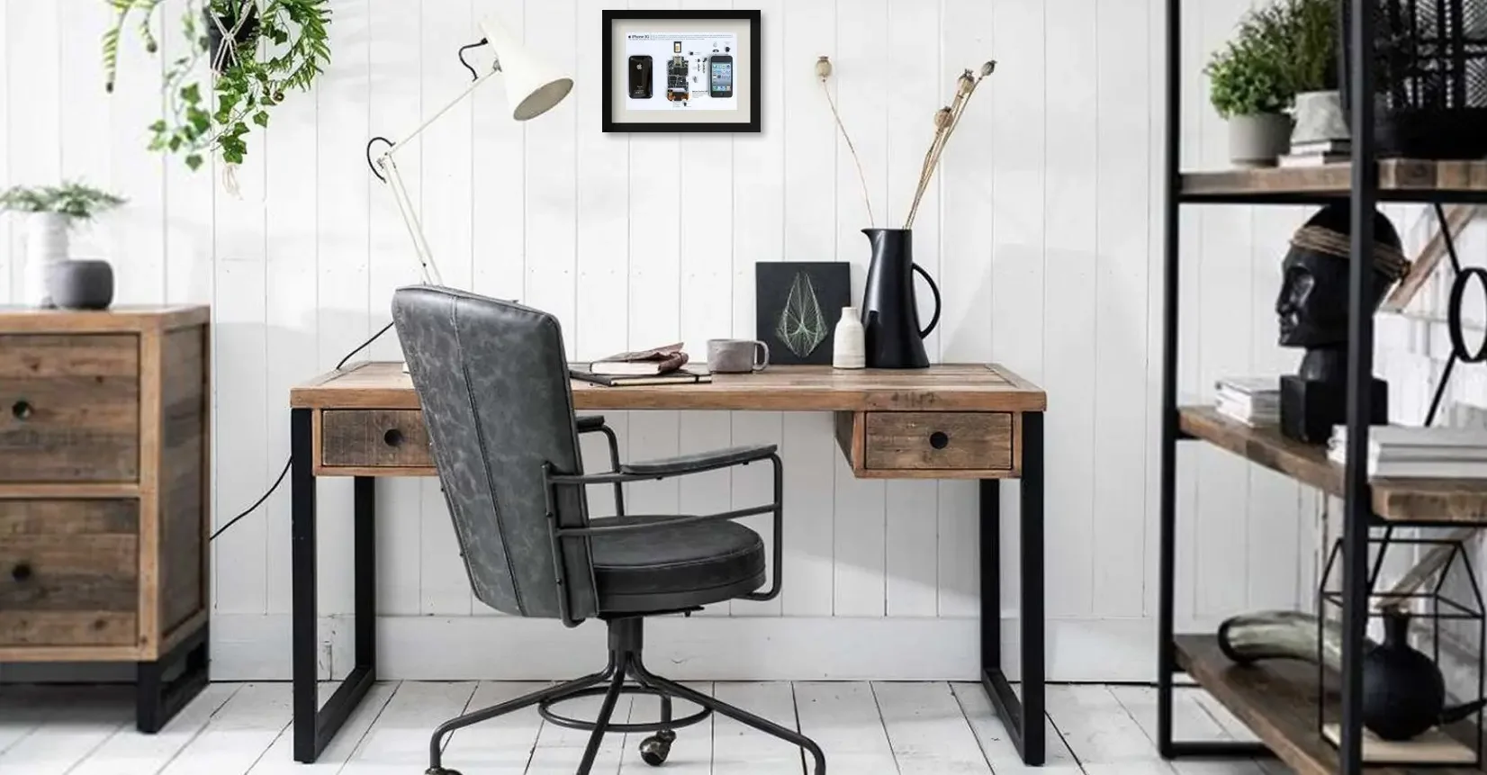 home office with iphone3