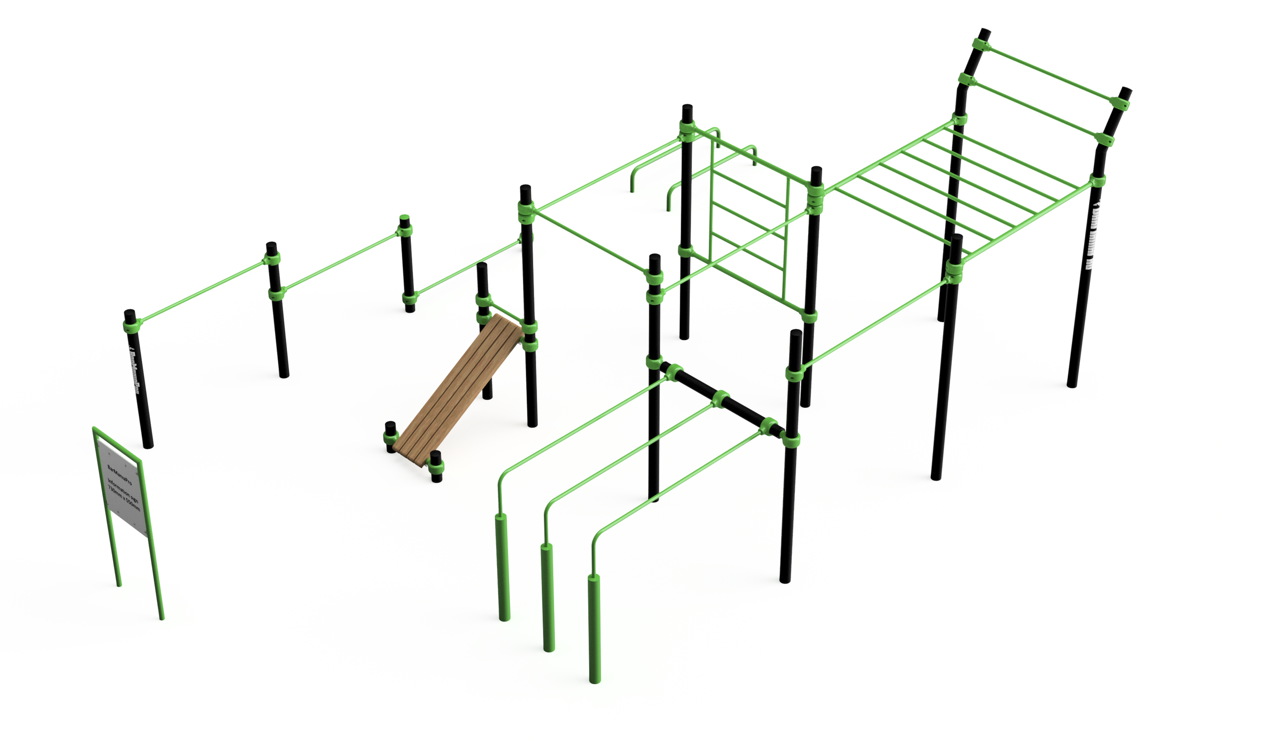 Calisthenics park S (BMP-51038)