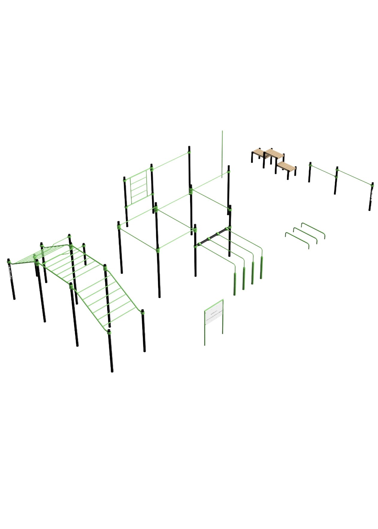 Calisthenics freestyle park XL (BMP-51054) — calisthenicsparks.co.uk
