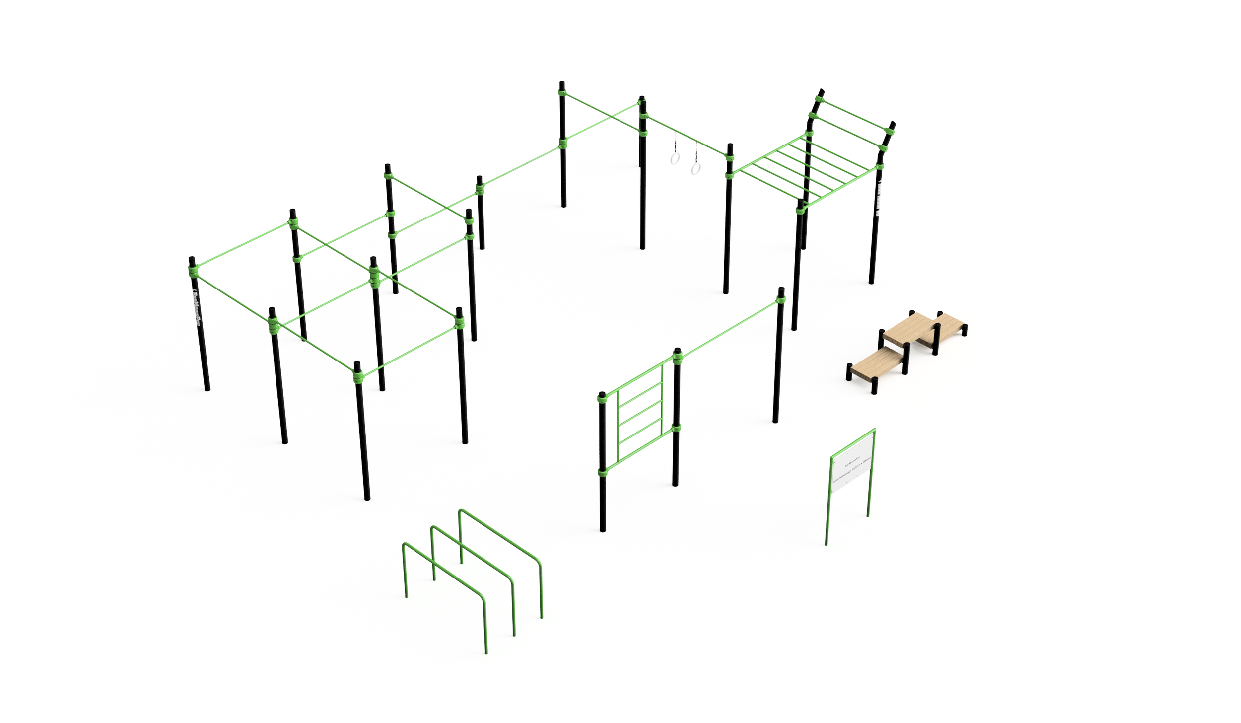 Calisthenics freestyle park L (BMP-51053)