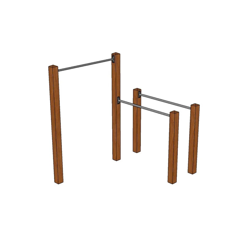 Garden pull up bar and dip bars (TB-00002)