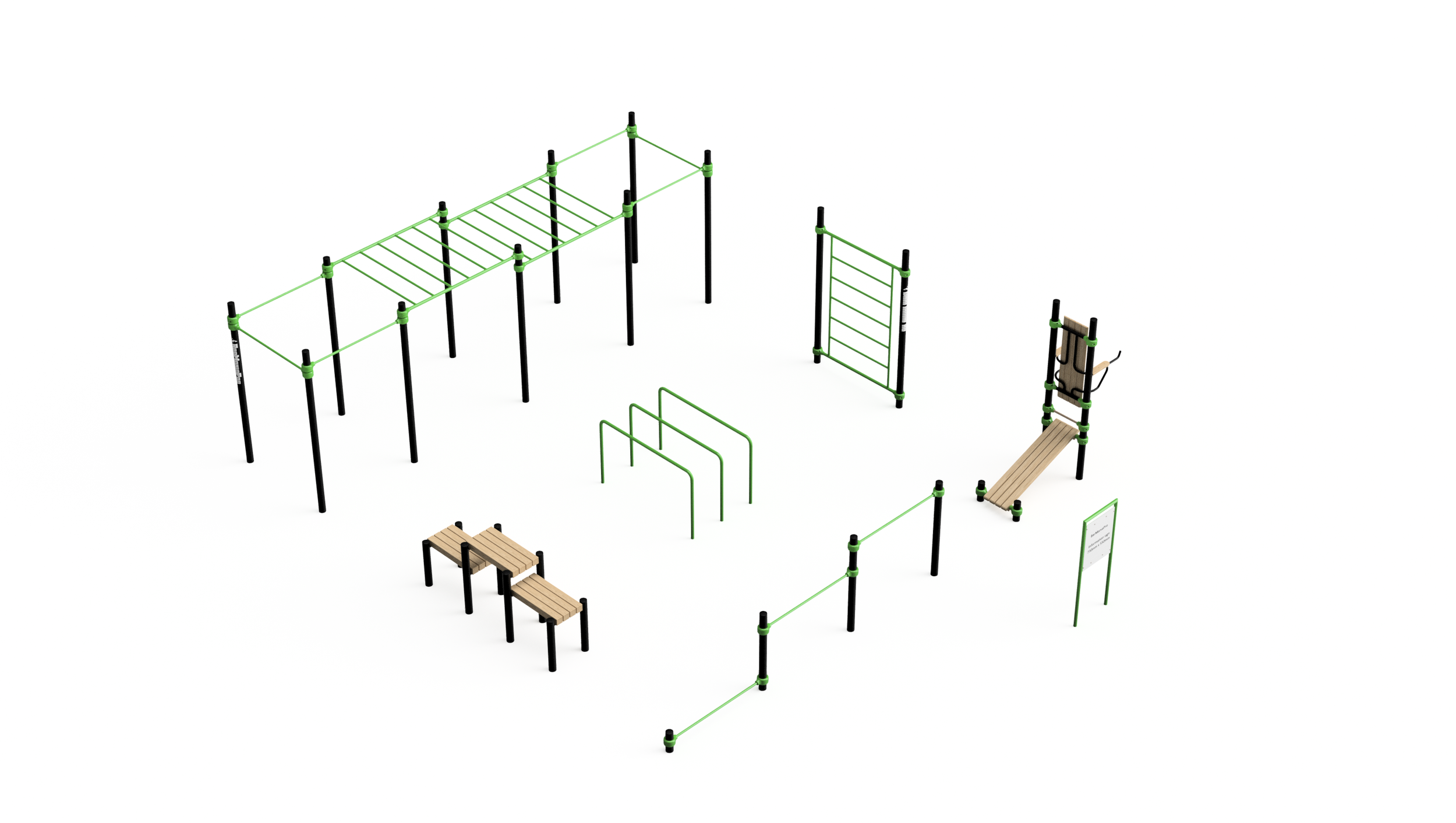 Calisthenics park L advanced (BMP-51044)