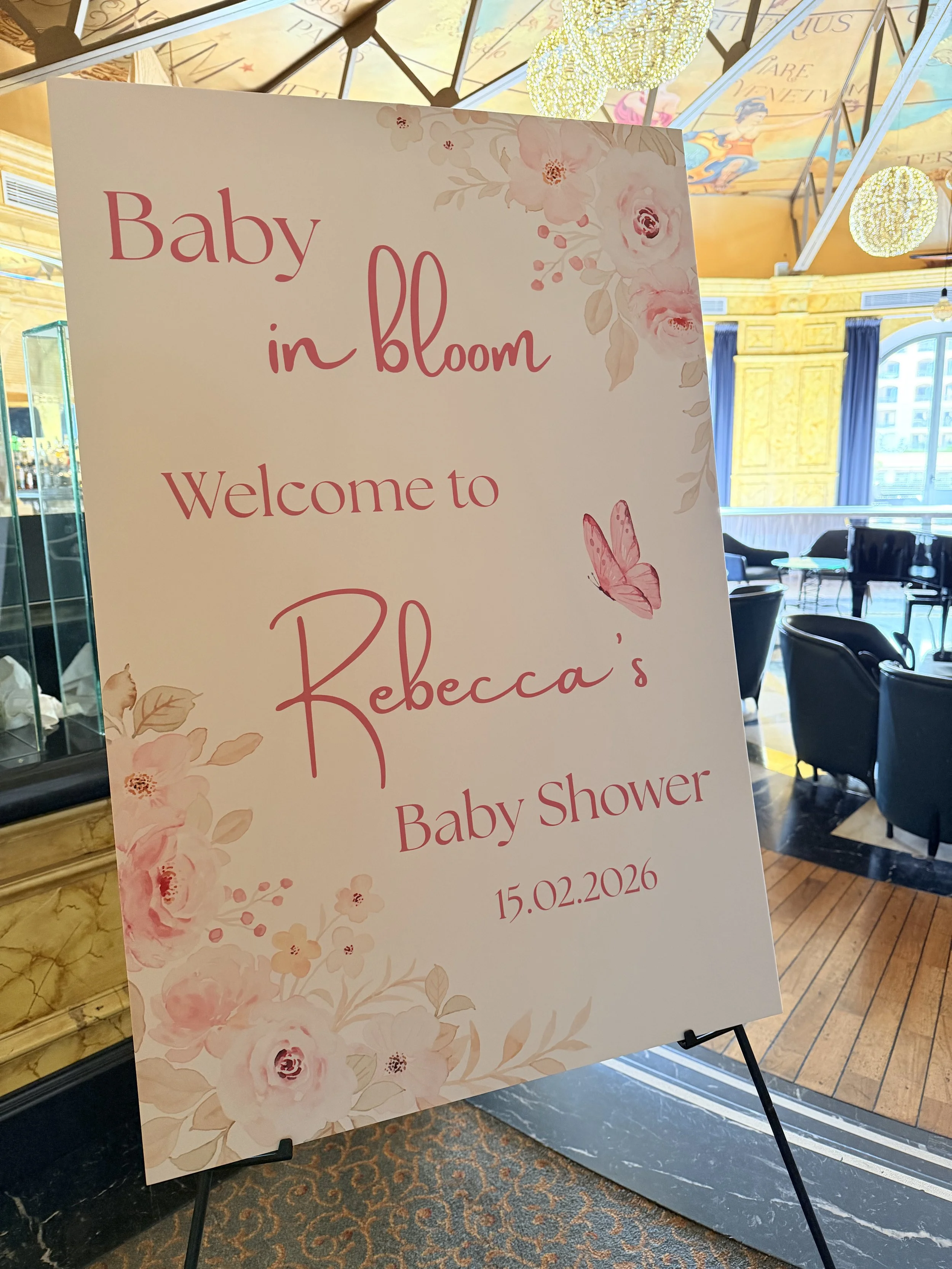 Baby Shower Welcome Sign