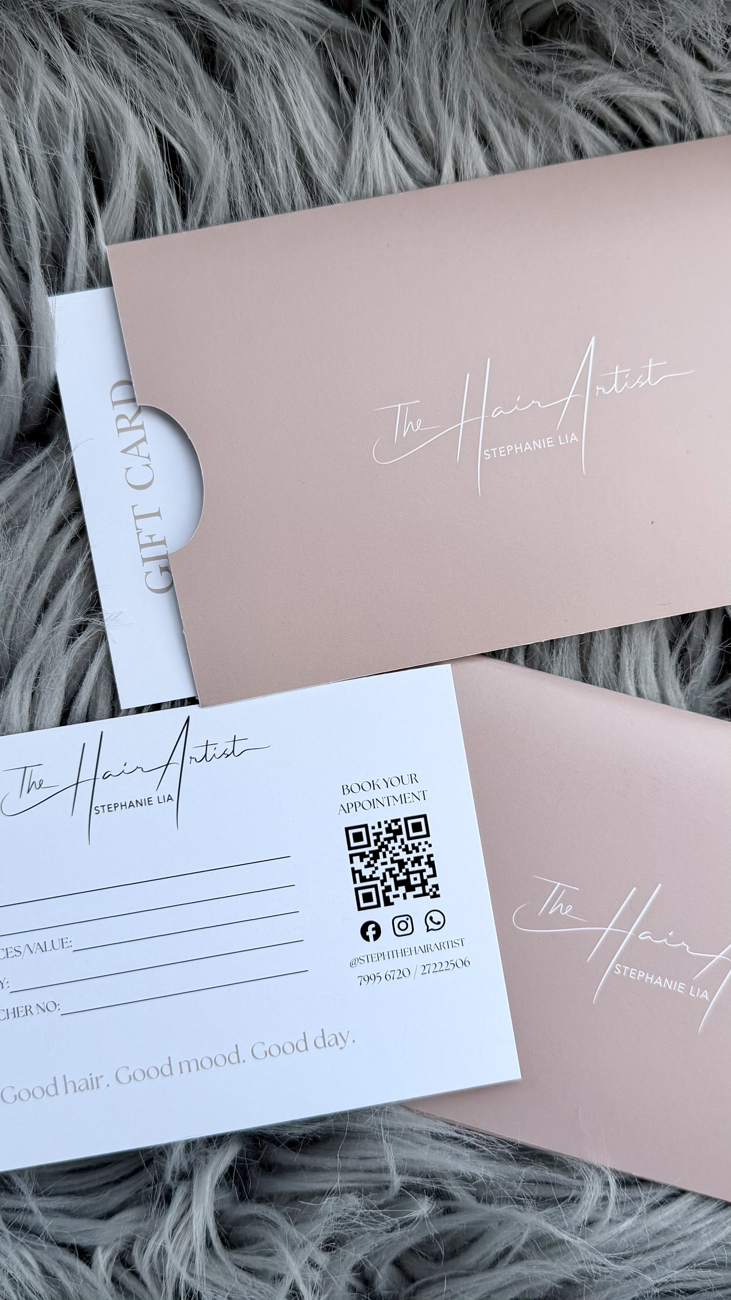 Gift cards for 'The Hair Artist' by Stephanie Lia