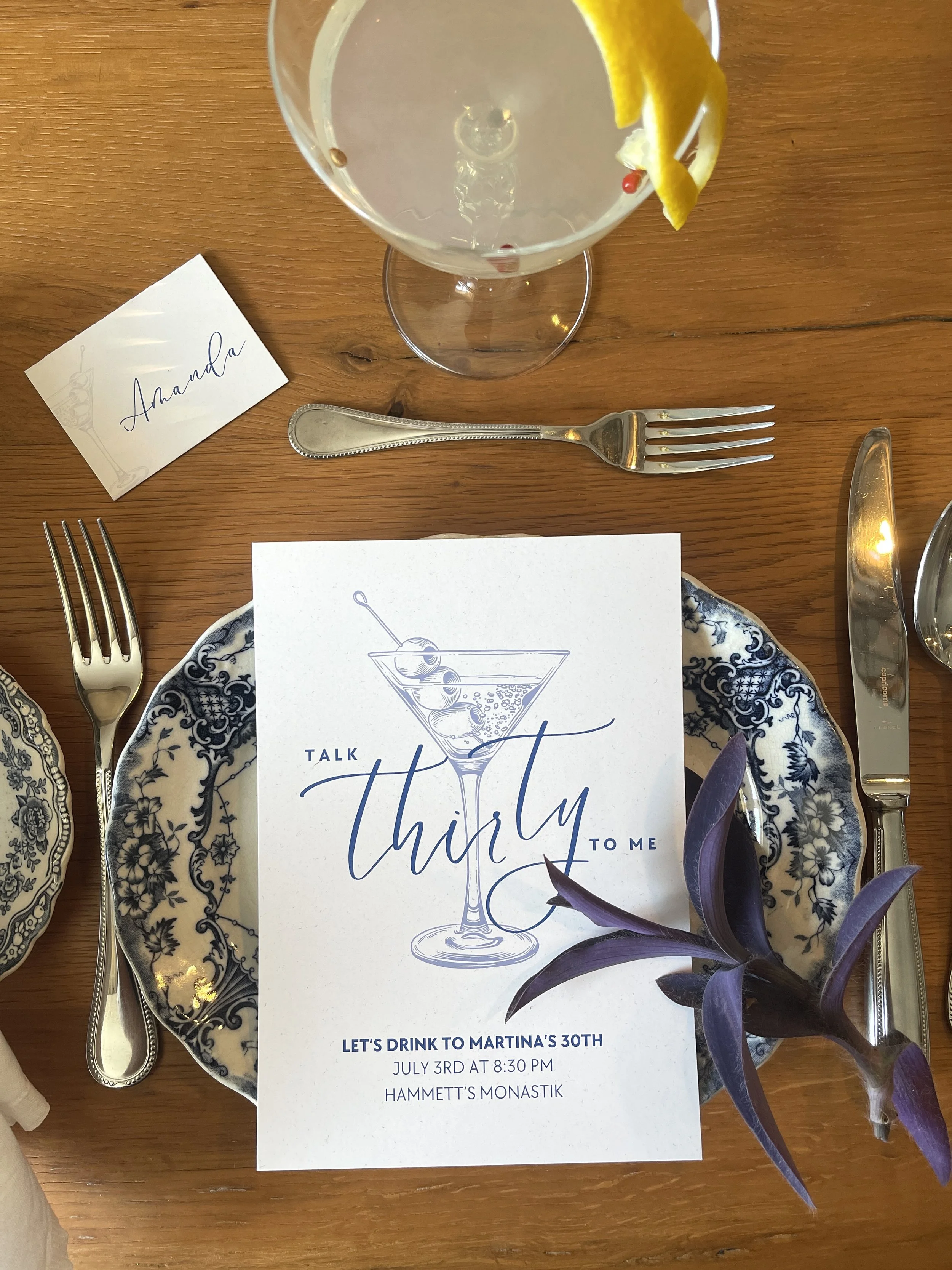 Birthday Invitation and Name Tags