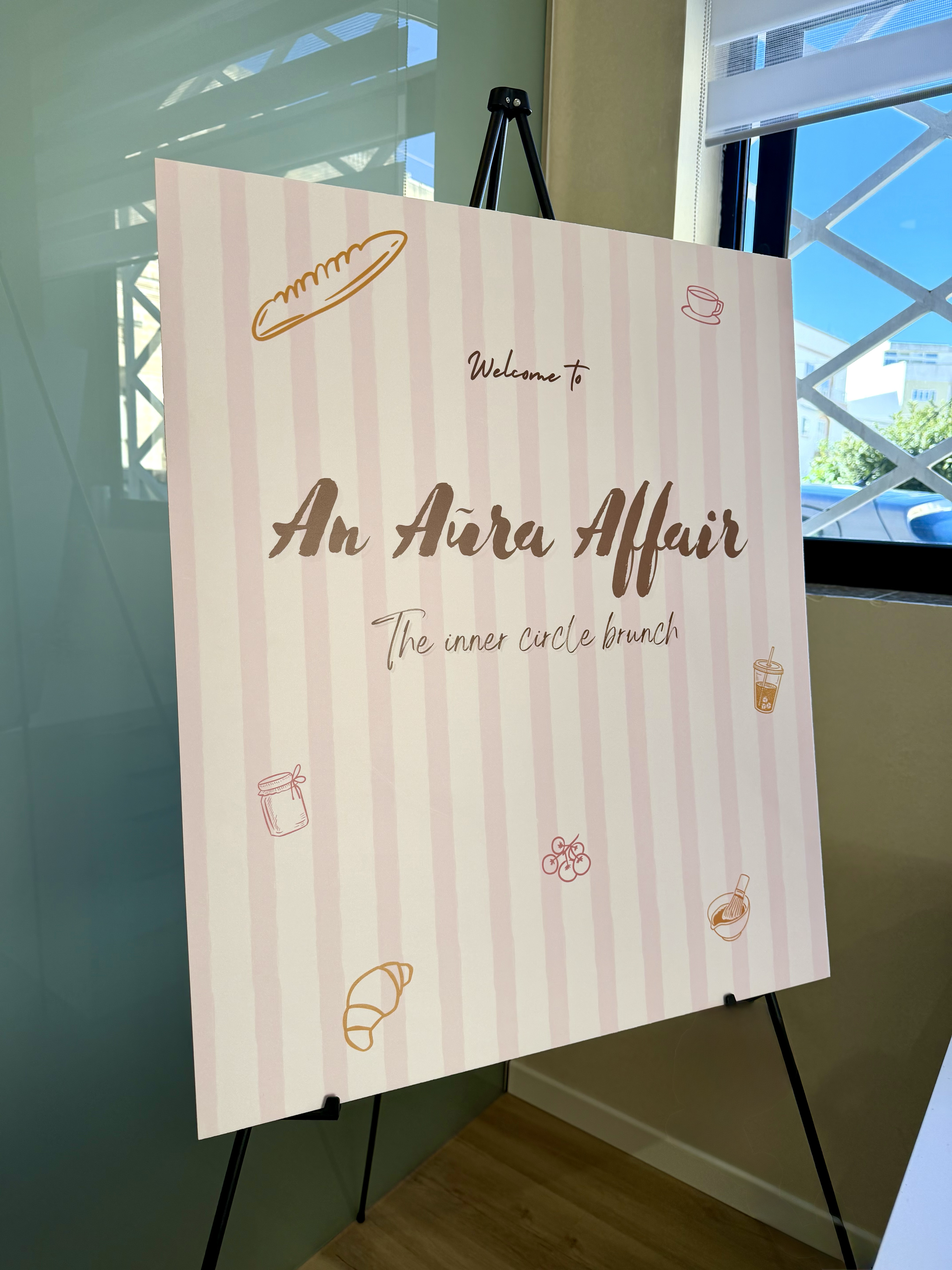 Brunch Welcome Sign