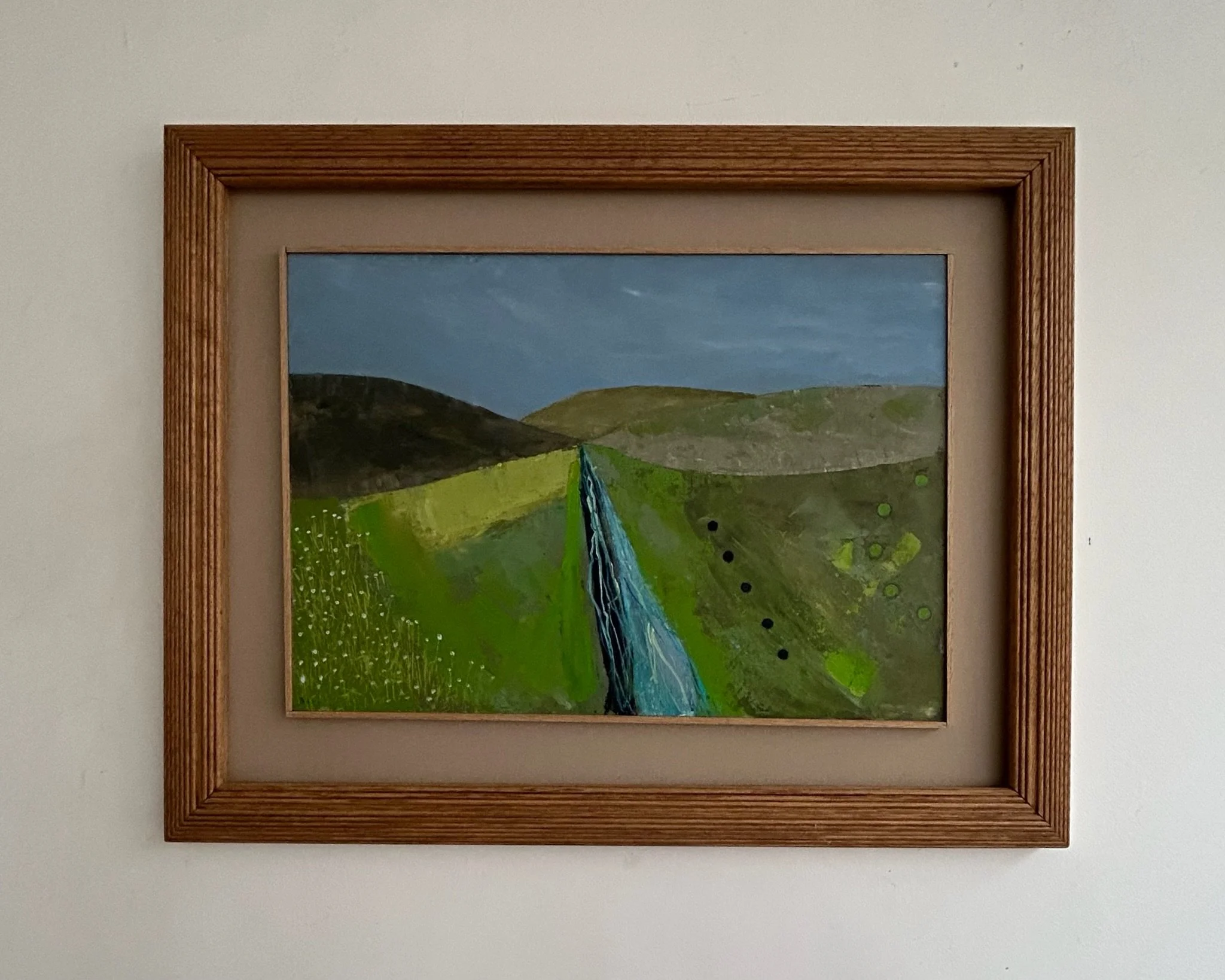 County Wicklow Stream 
(Height 71 cms x Length 56 cms)