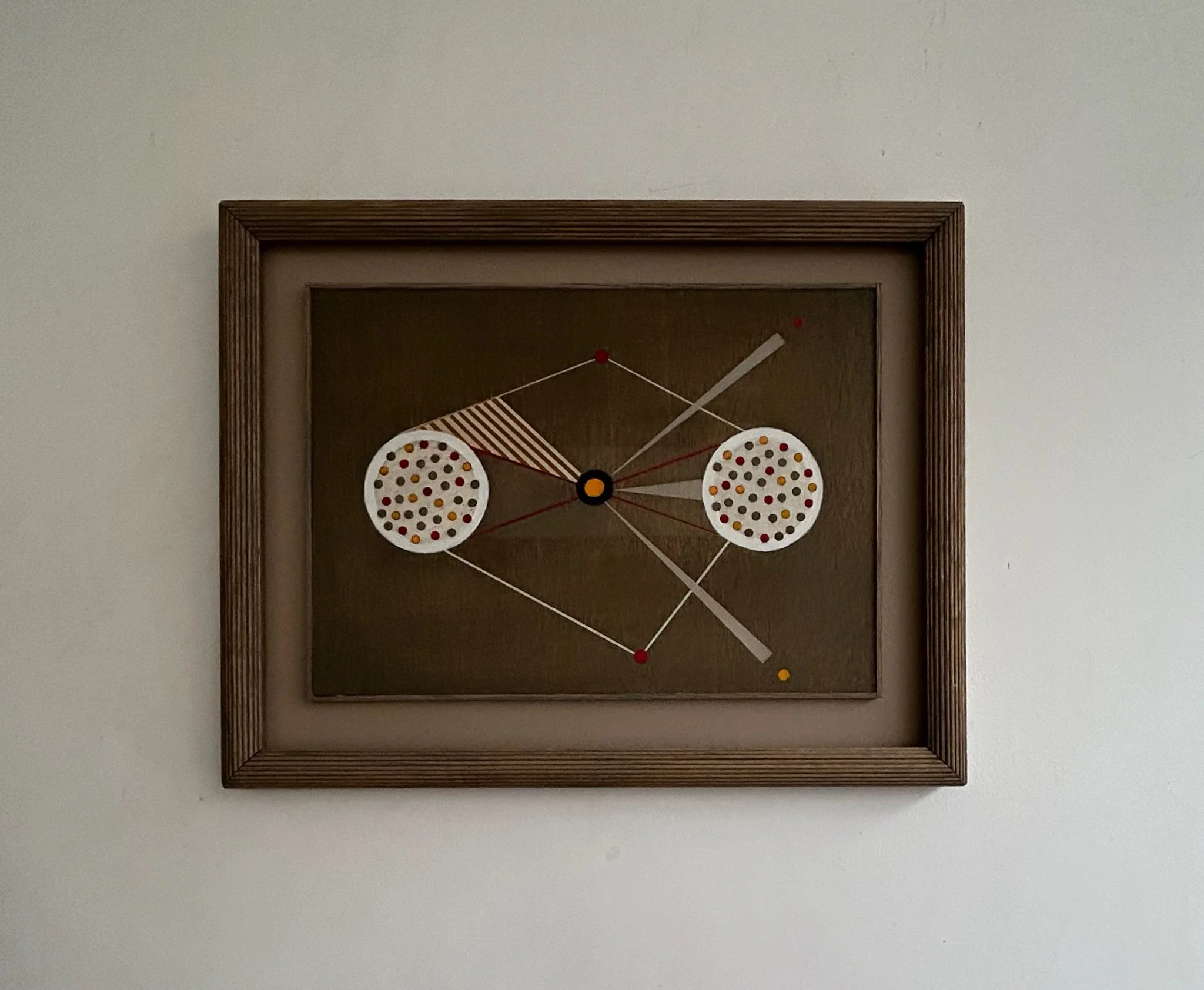 Lunar Parity Oil on panel                                 (Height 52 cms x Length 67 cms)
