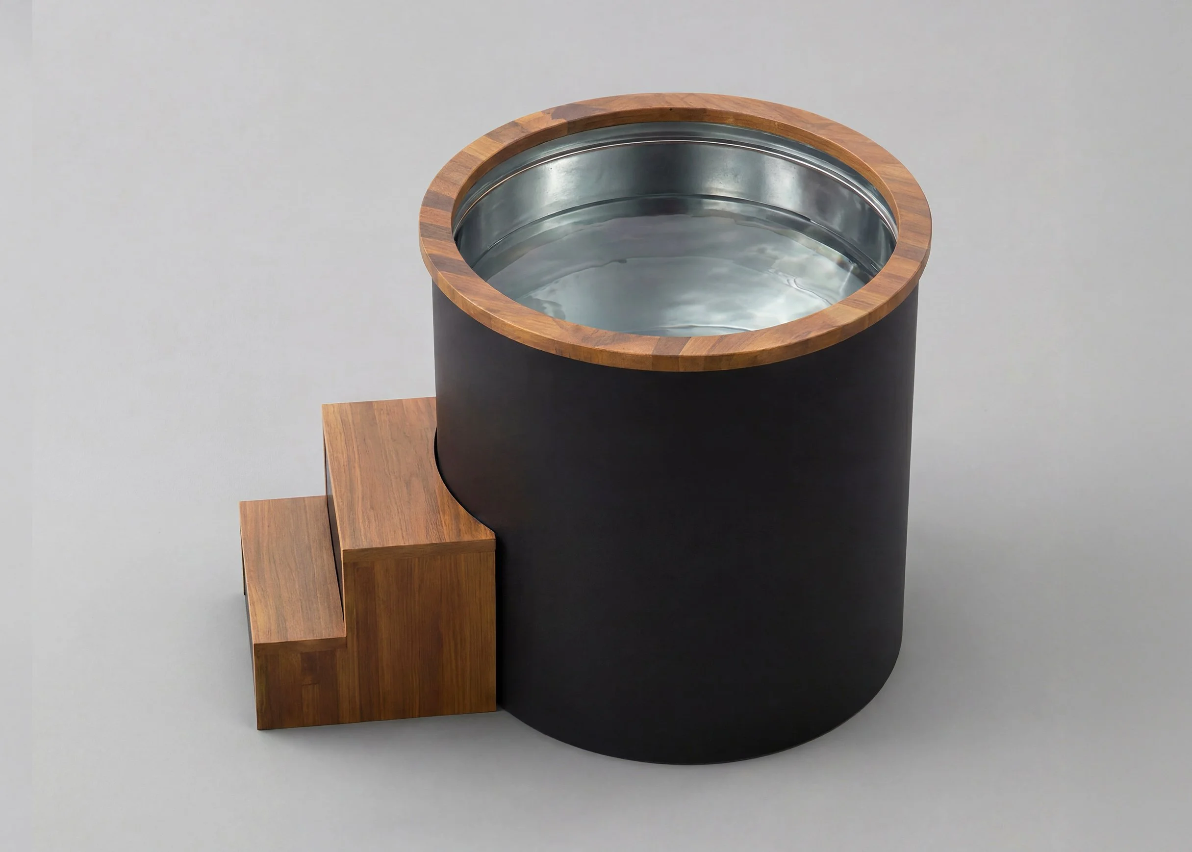 Temperd Cold Plunge Barrel Black Still Wellness Scotland 3