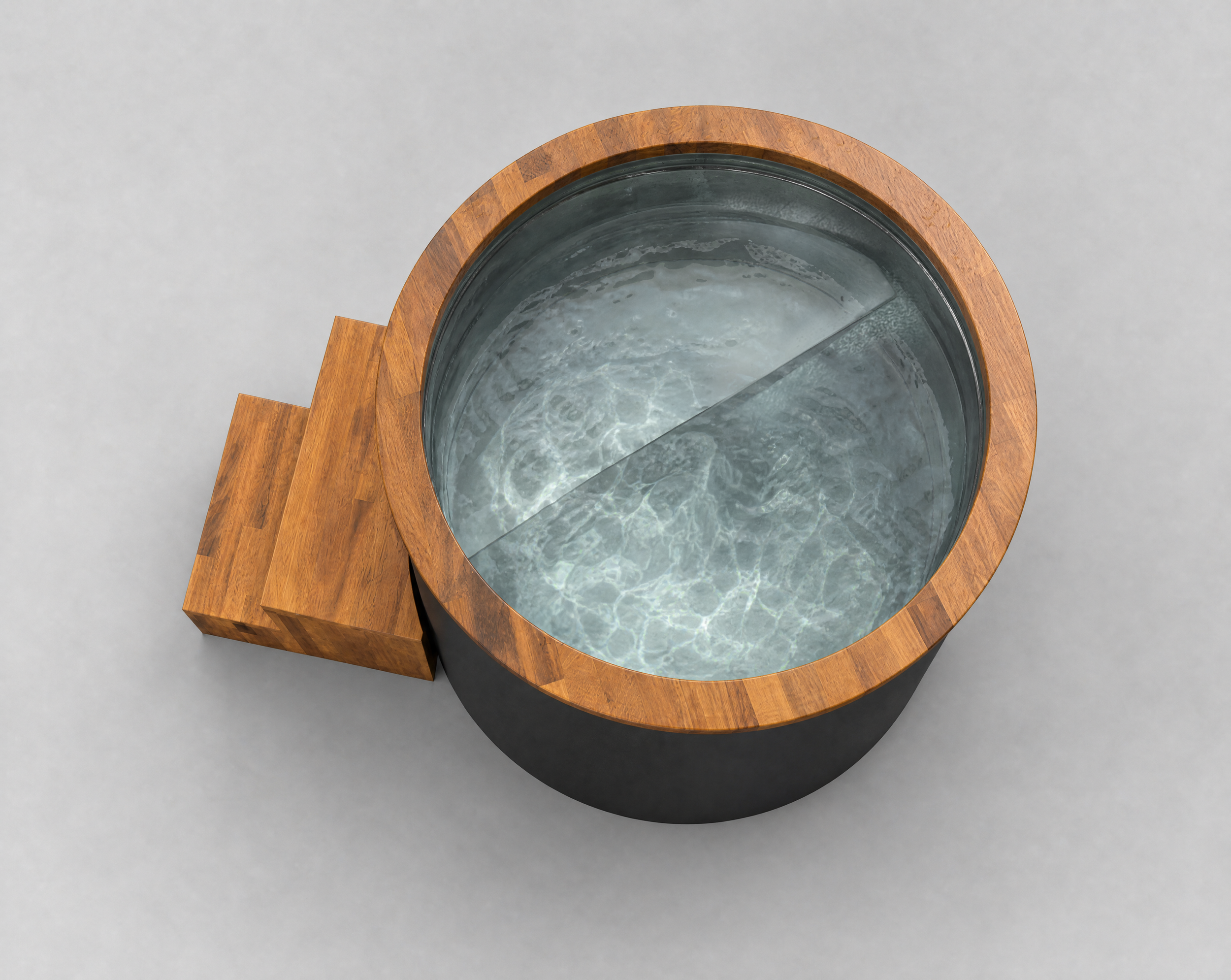 Temperd Cold Plunge Barrel Black Still Wellness Scotland 7