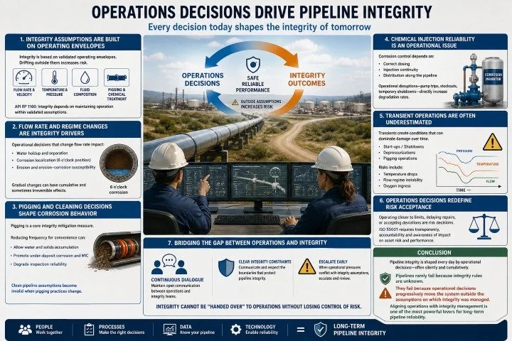 How Operations Decisions Directly Influence Long-Term Pipeline Integrity