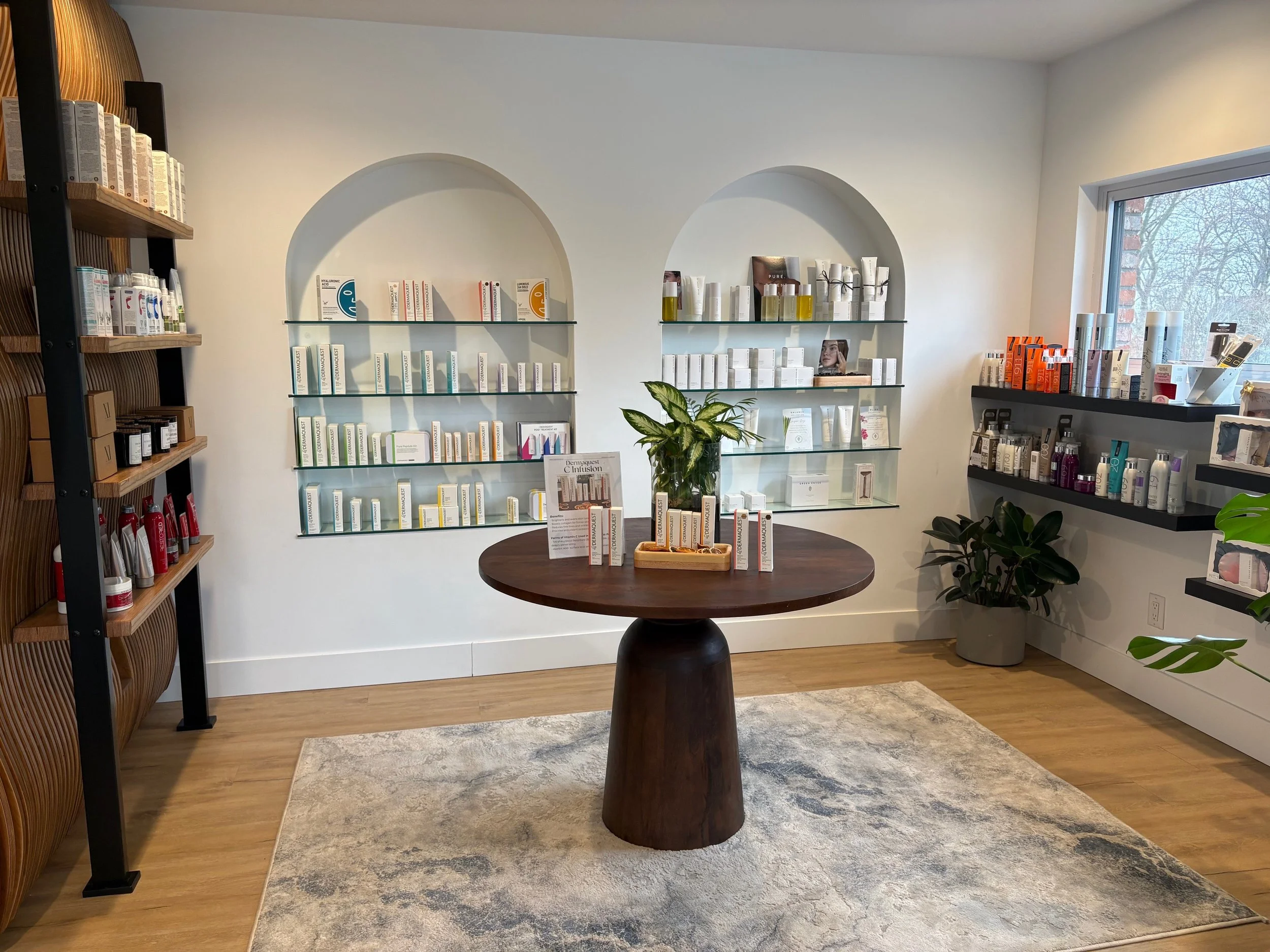 Retail area at The Point Wellness Spa