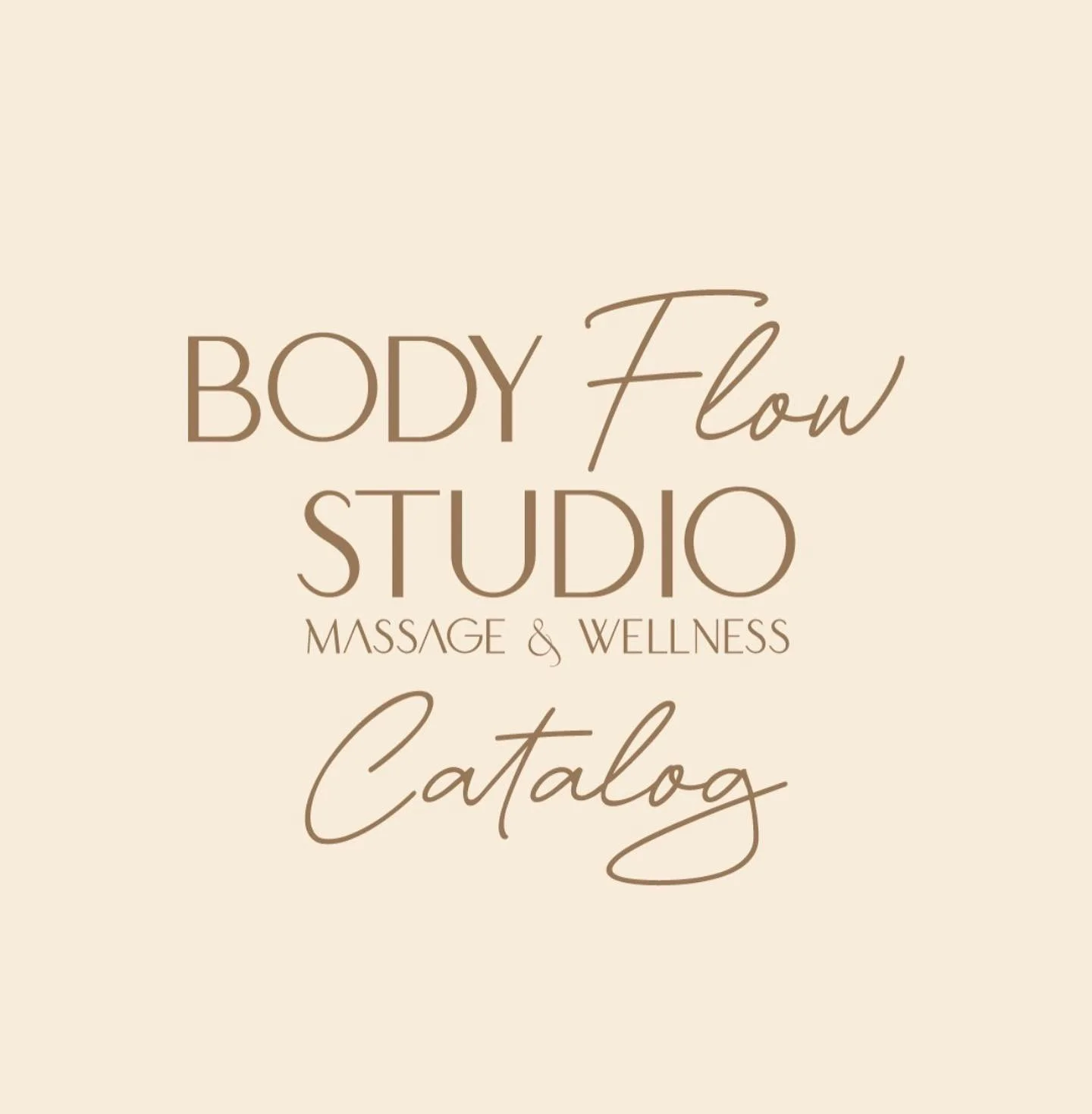 The FLOW Catalog 〰️ 
Find Your Flow with Body Flow Studio!