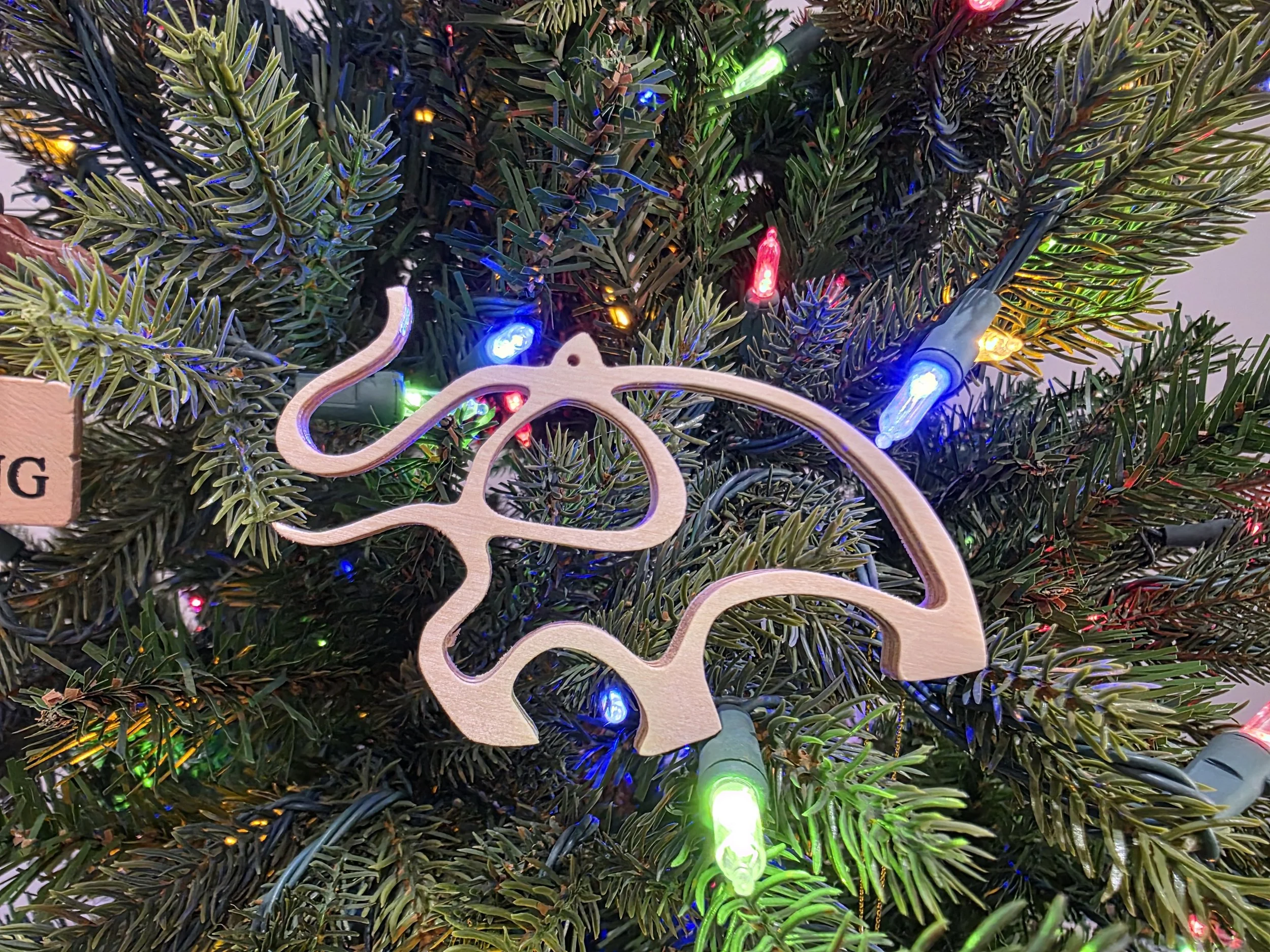 Elephant Christmas Ornament