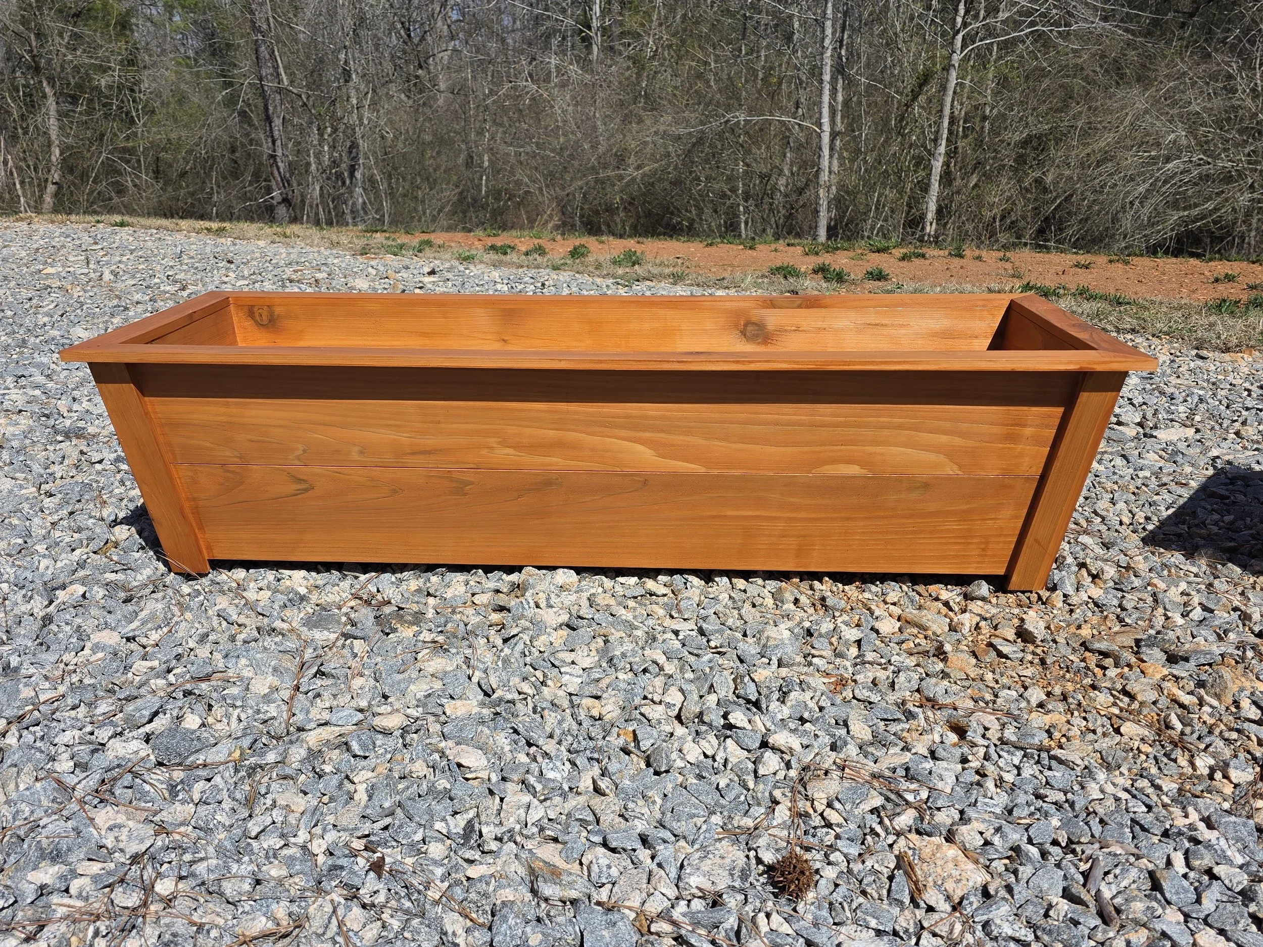 Cedar Tapered Planters - Stained
