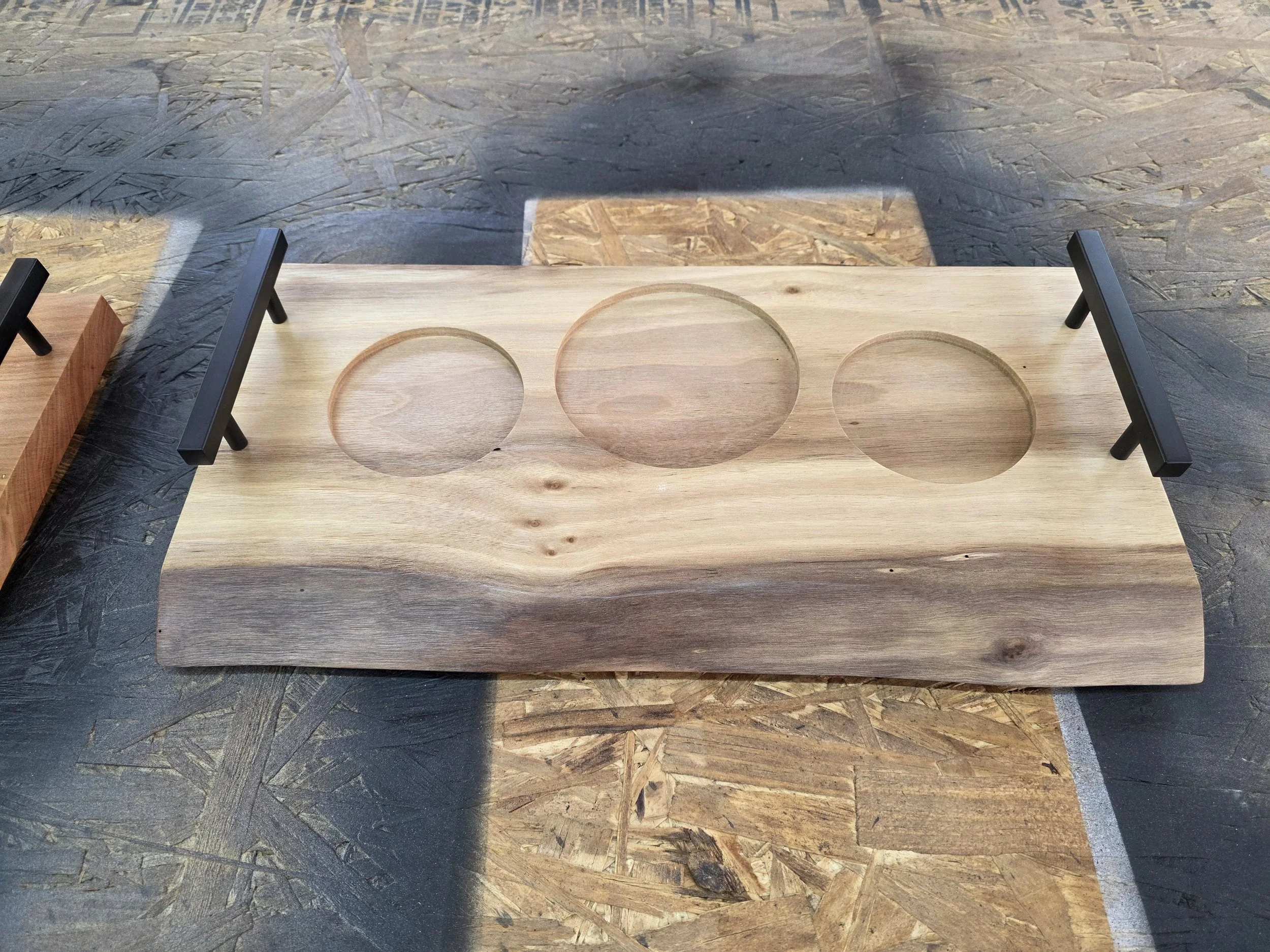 Walnut Drink Serving Tray