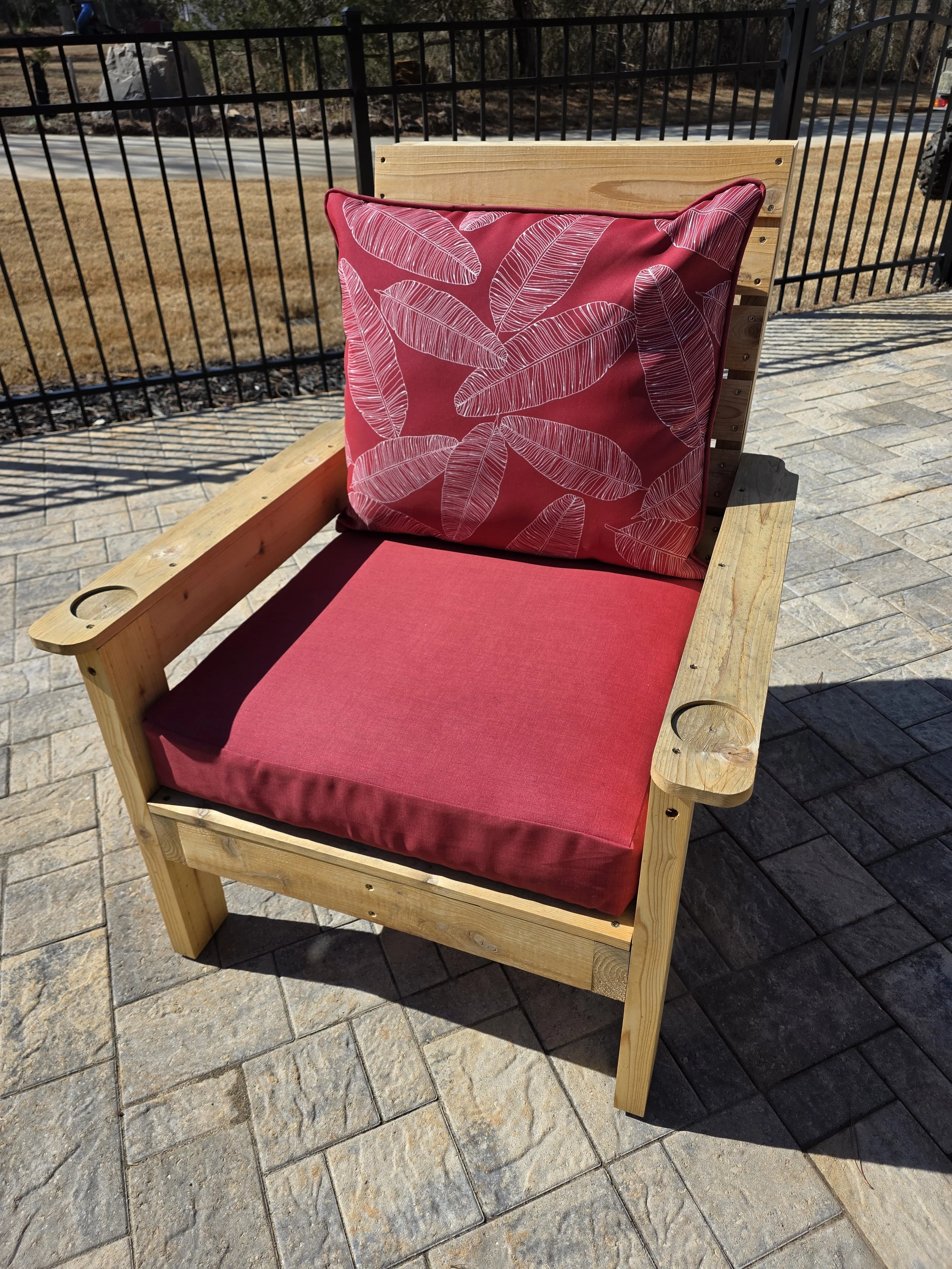 Cedar Exterior Garden Chair