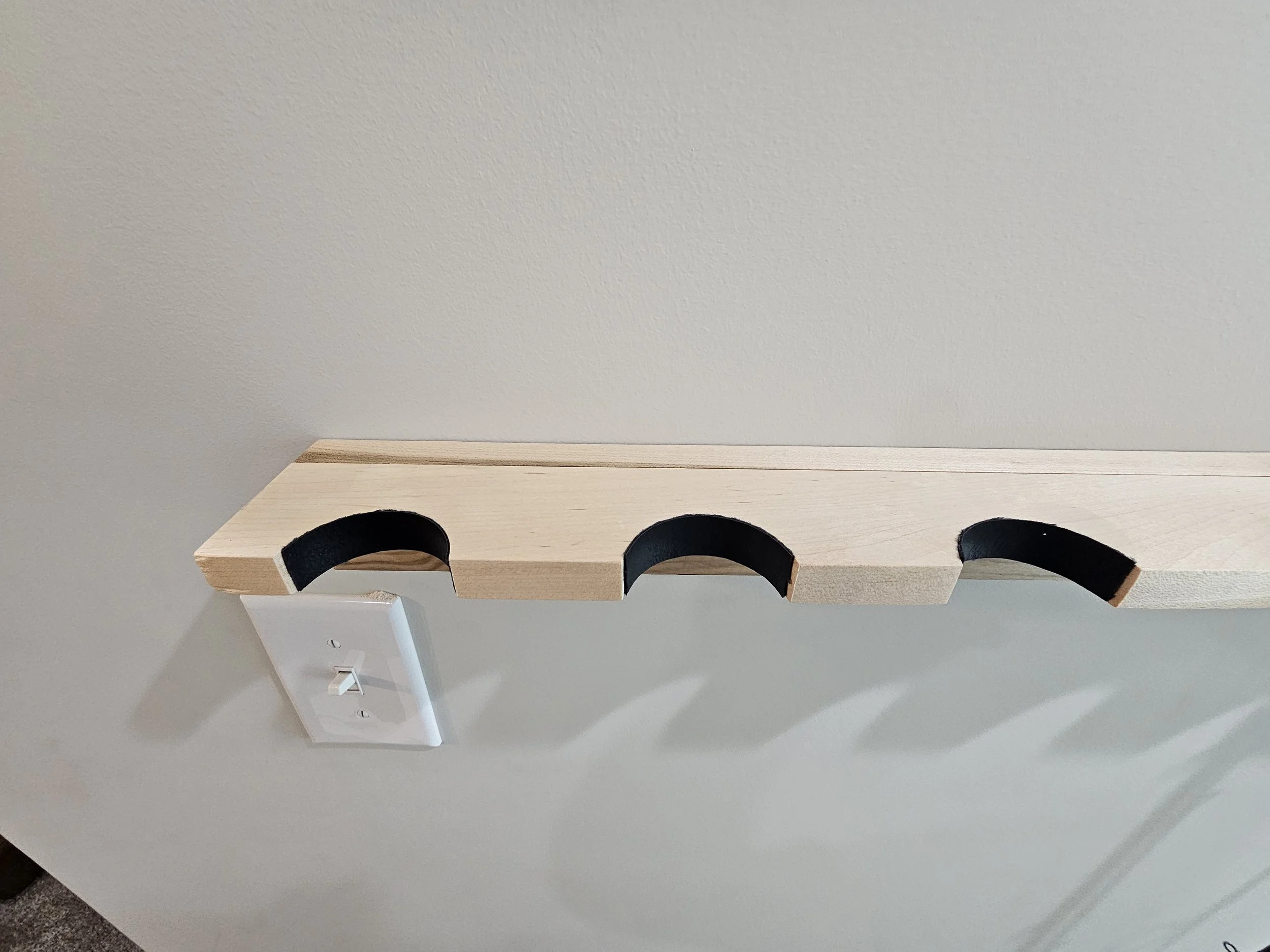 Maple Fishing Rod Holder