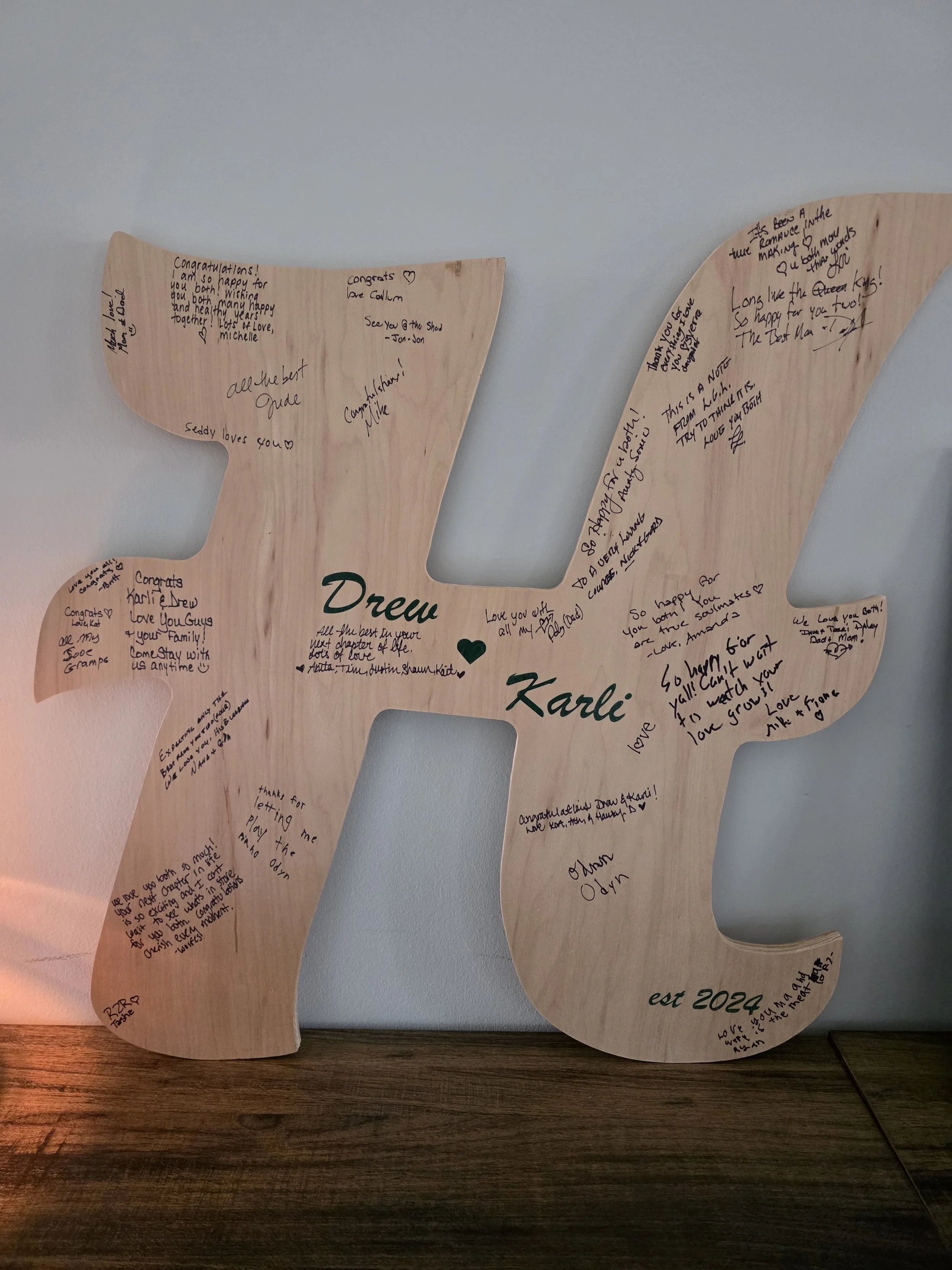 Wedding Signature "Guest Book" Sign