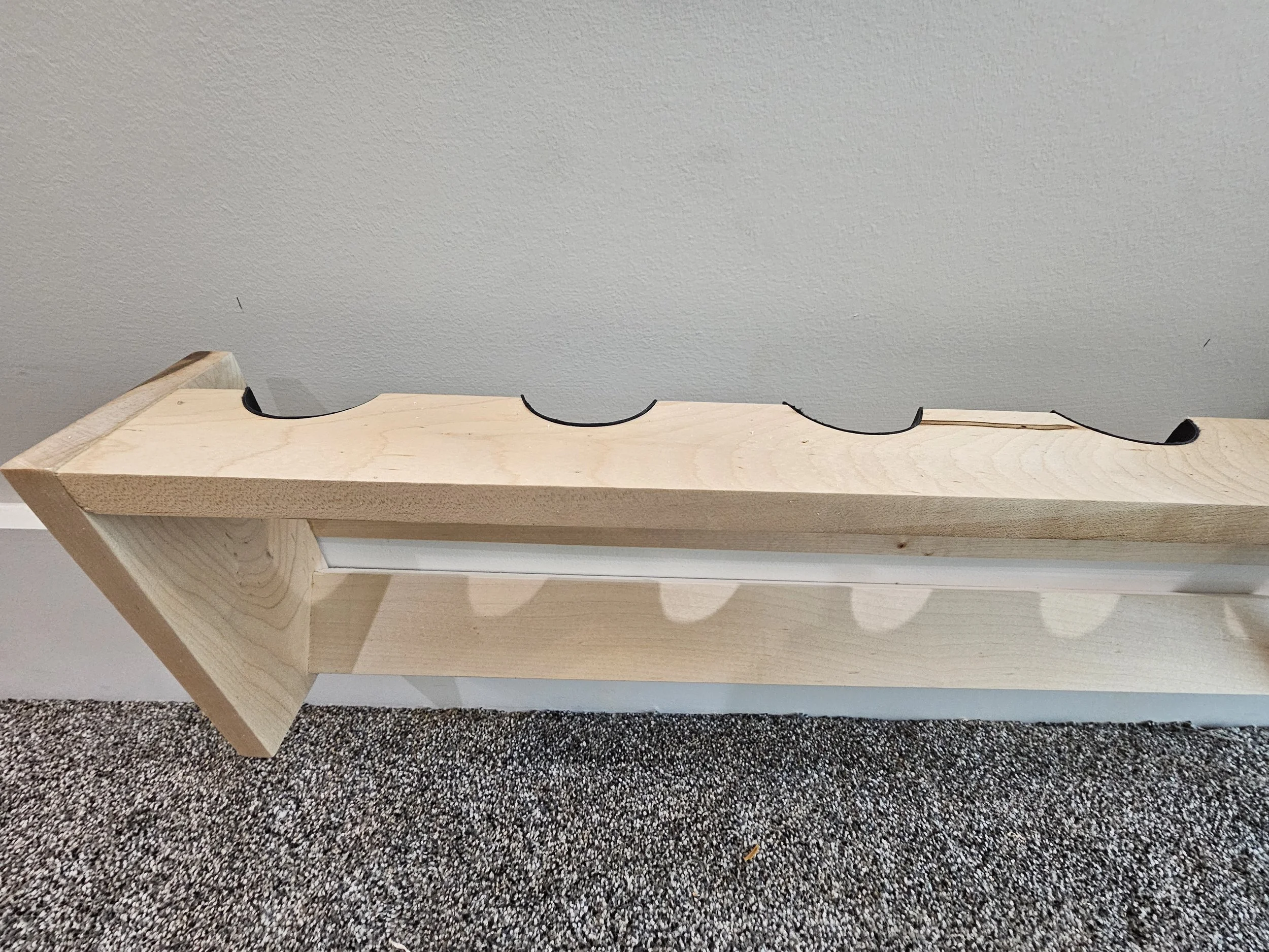 Maple Fishing Rod Holder